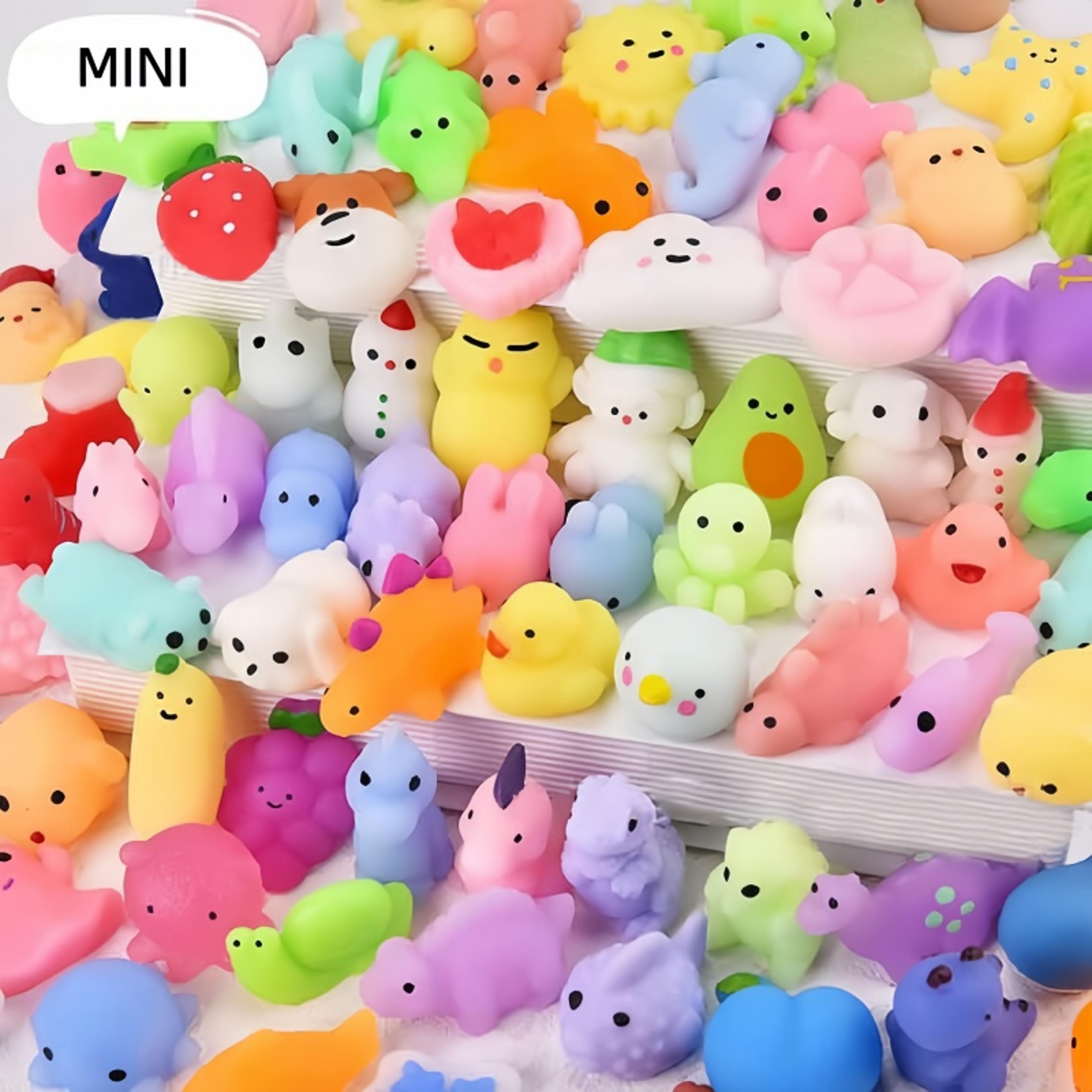 15pcs mochi squishies mini stress relief toys kawaii animal party favor gift set