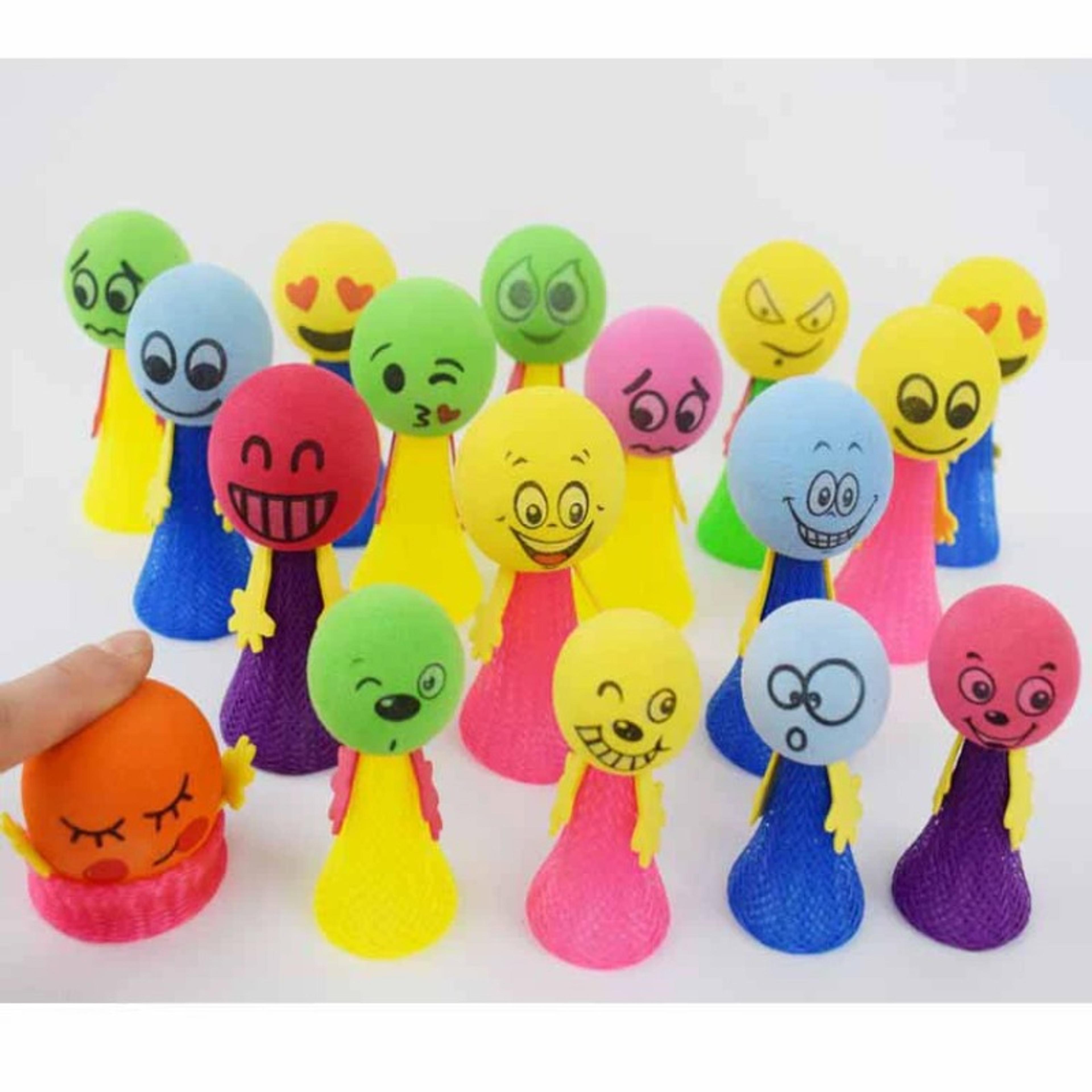 cute jumping toy spring dolls for kids birthday party favors & goodie bag fillers