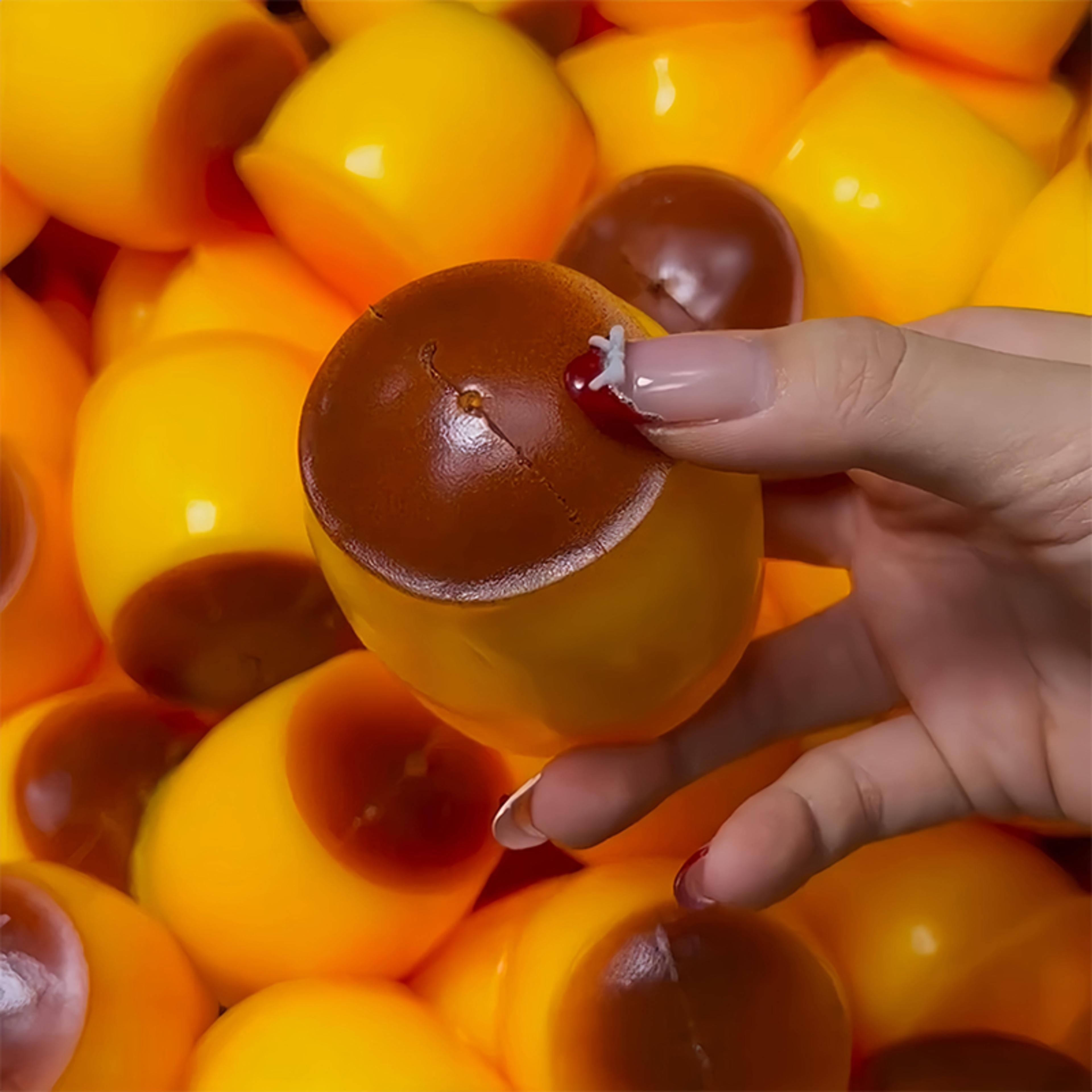 creative caramel pudding squishy fidget toy for stress relief & sensory relaxation