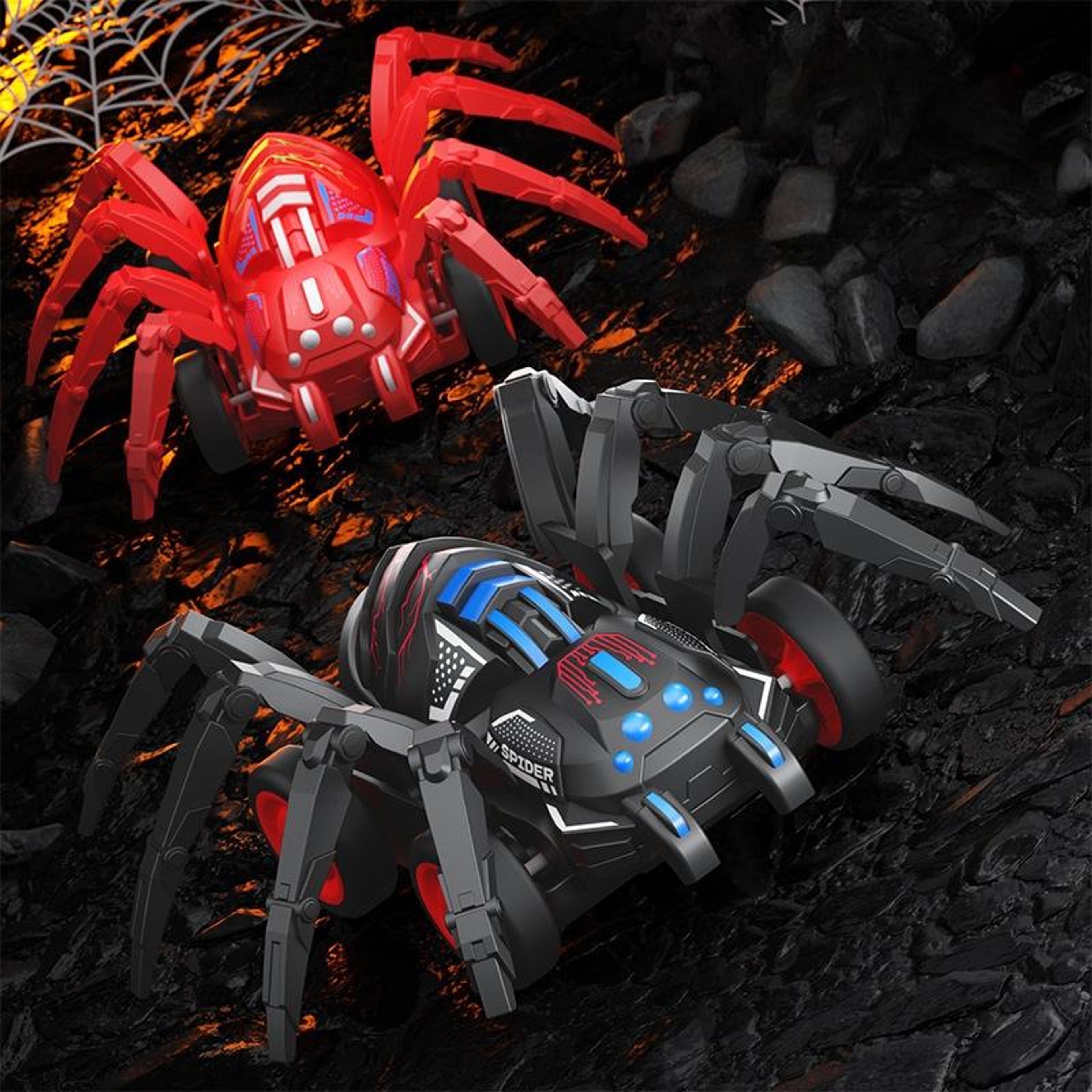 spider crawler inertia toy car push and go stunt vehicle for kids