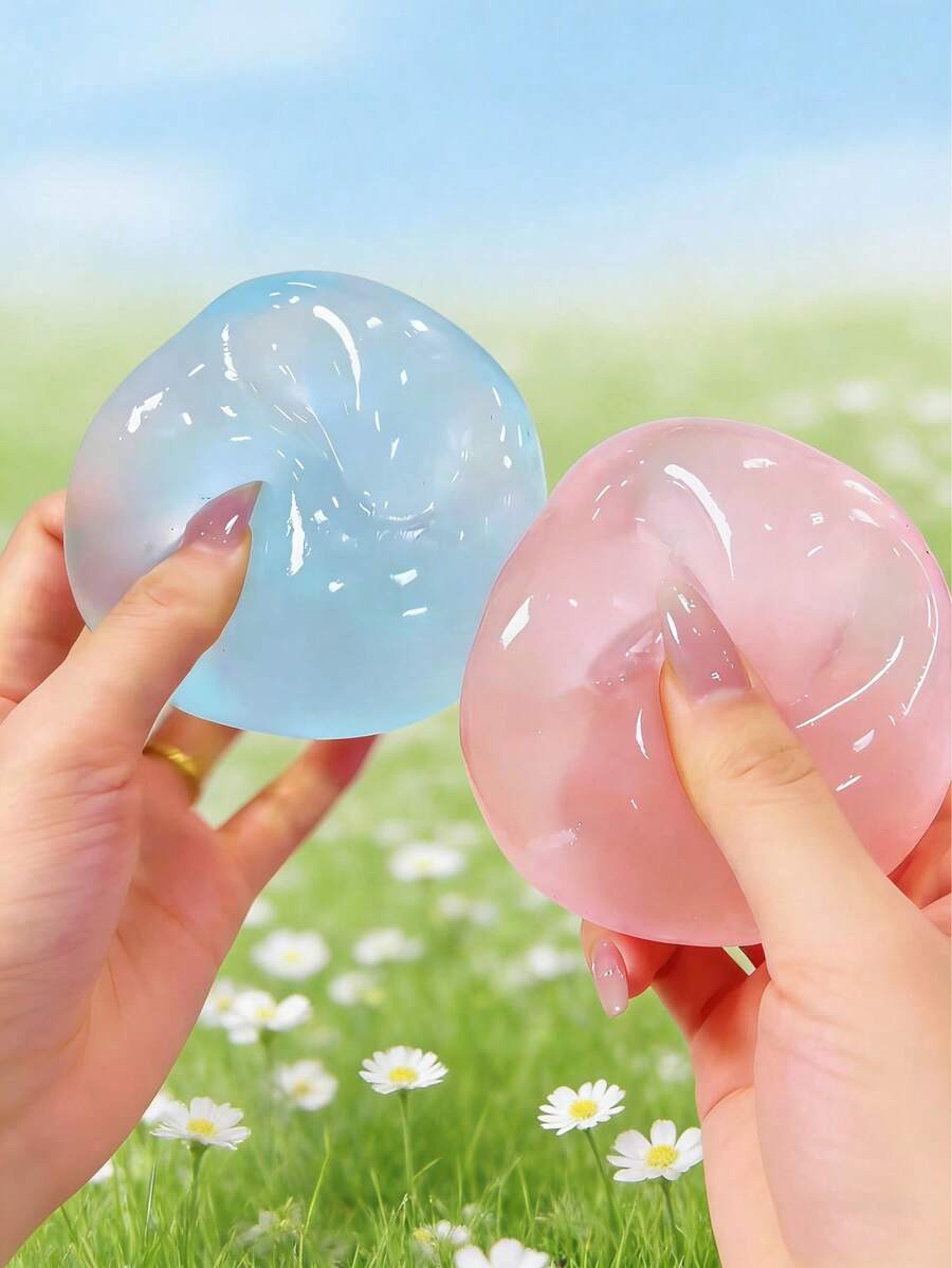 slow rebound squishy moldable stress ball for anxiety relief and sensory play