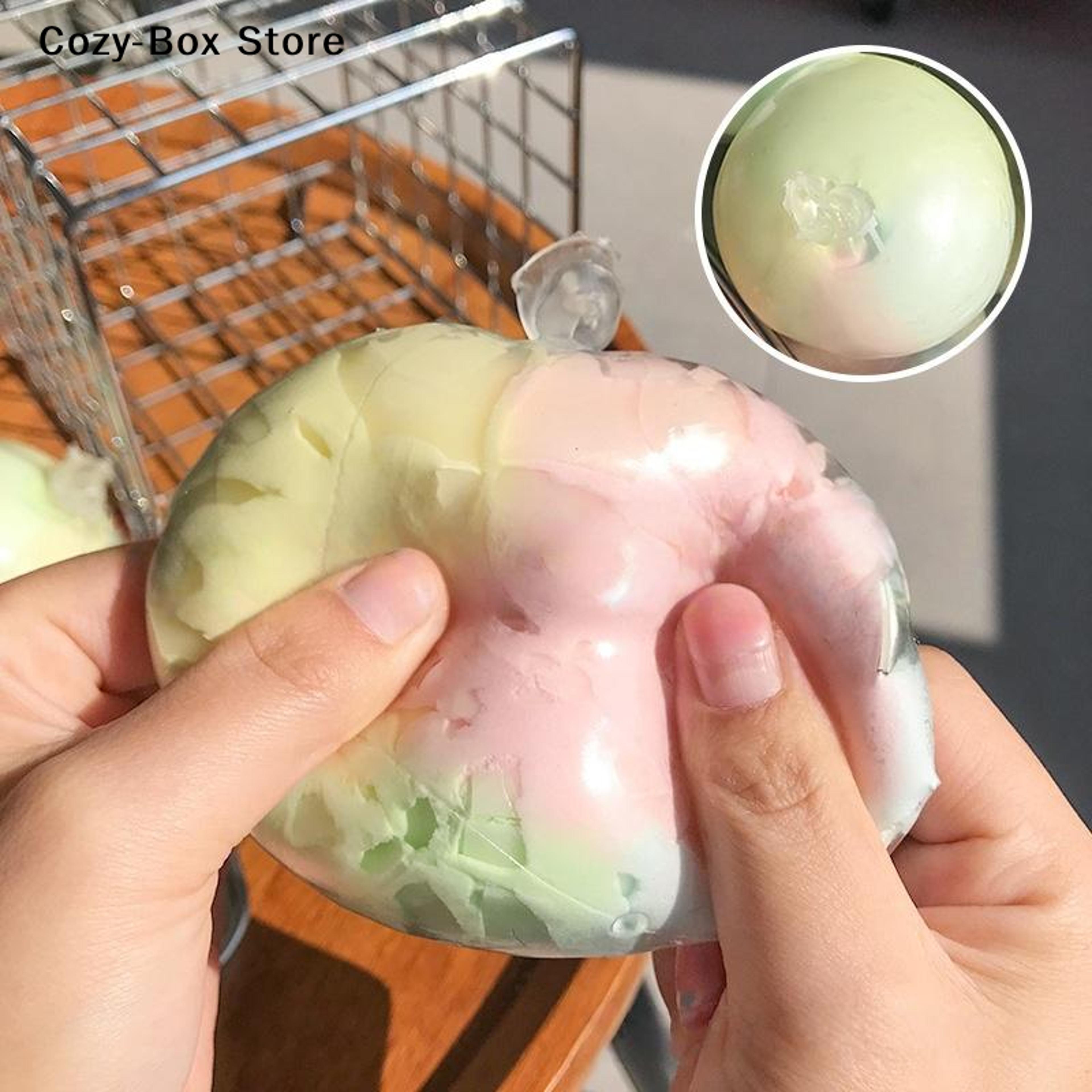 slow rebound stress ball sensory fidget toy for anxiety relief & quiet squeezing
