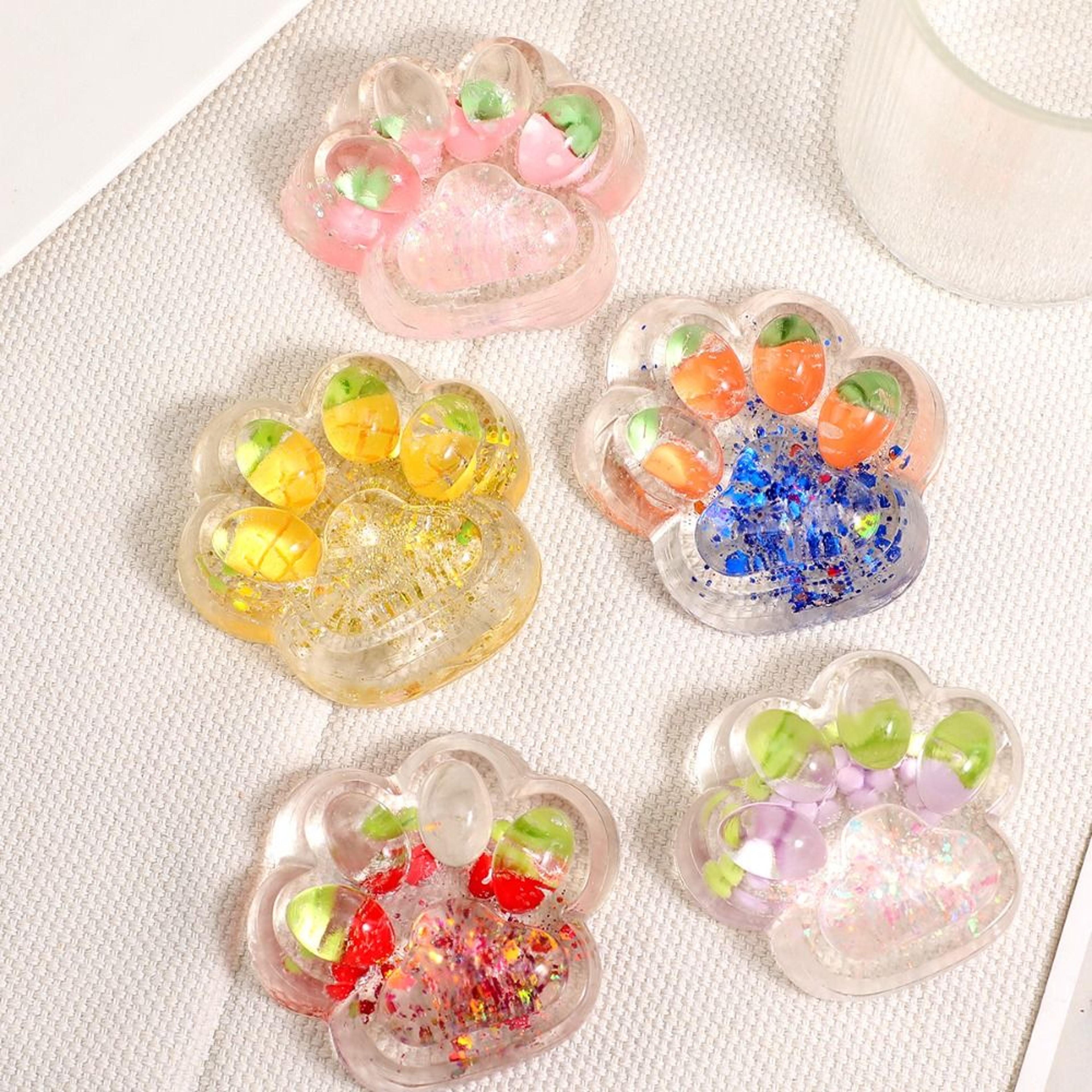 cat paw squishy stress relief toy handmade slow rebound fidget squeeze for kids & adults