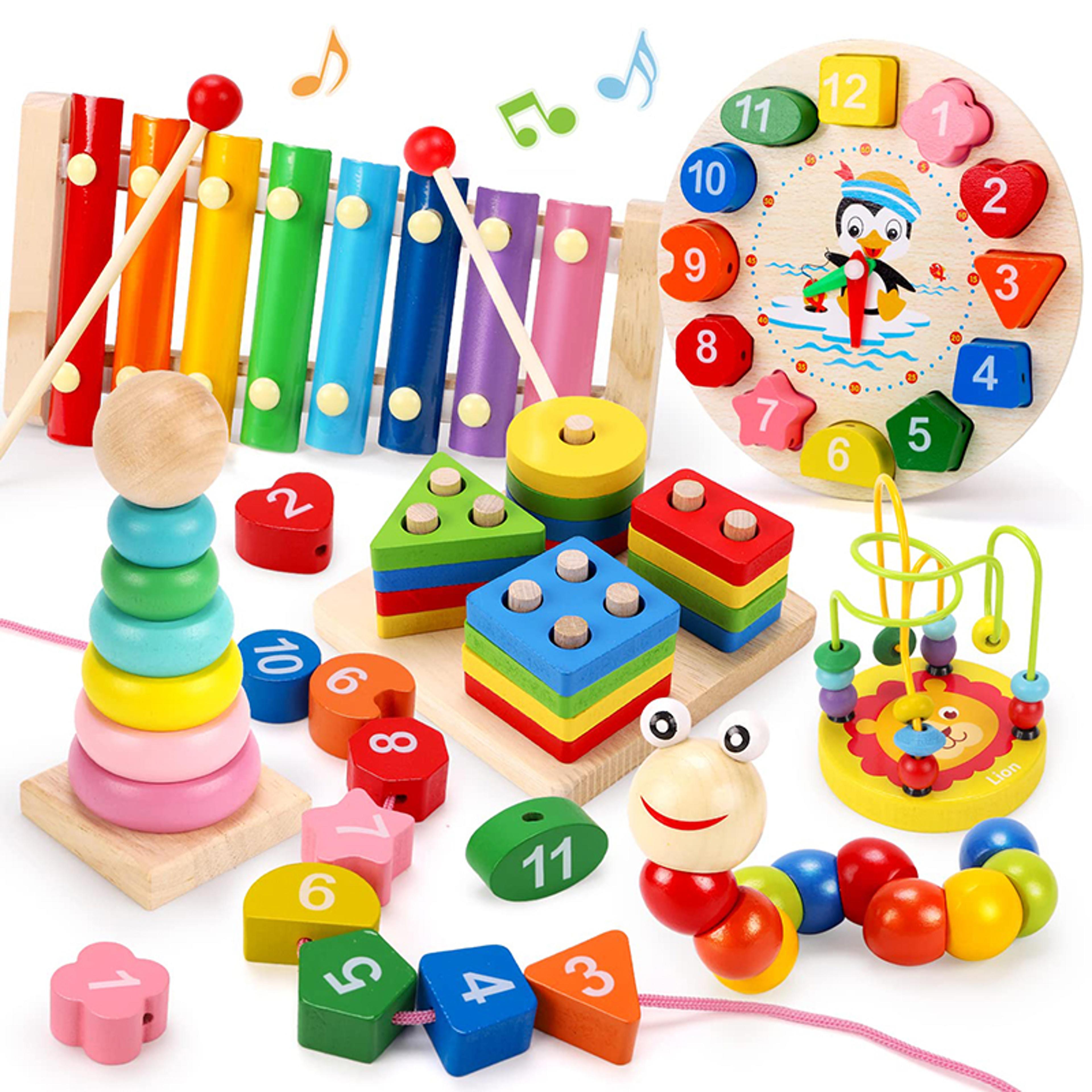 montessori wooden toy puzzle for toddlers educational learning game