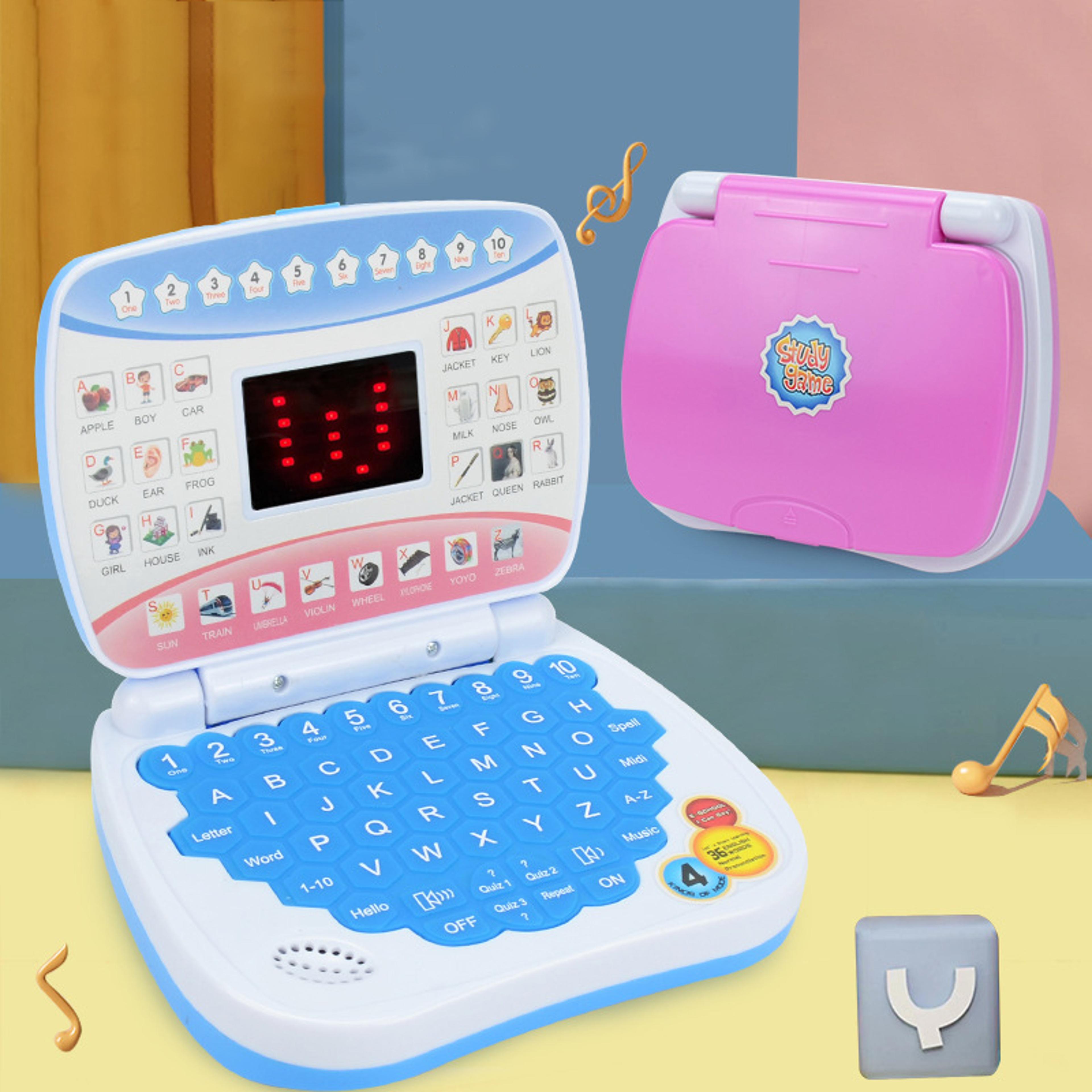 smart kids learning laptop educational laptop toy for preschool english learning & skill development