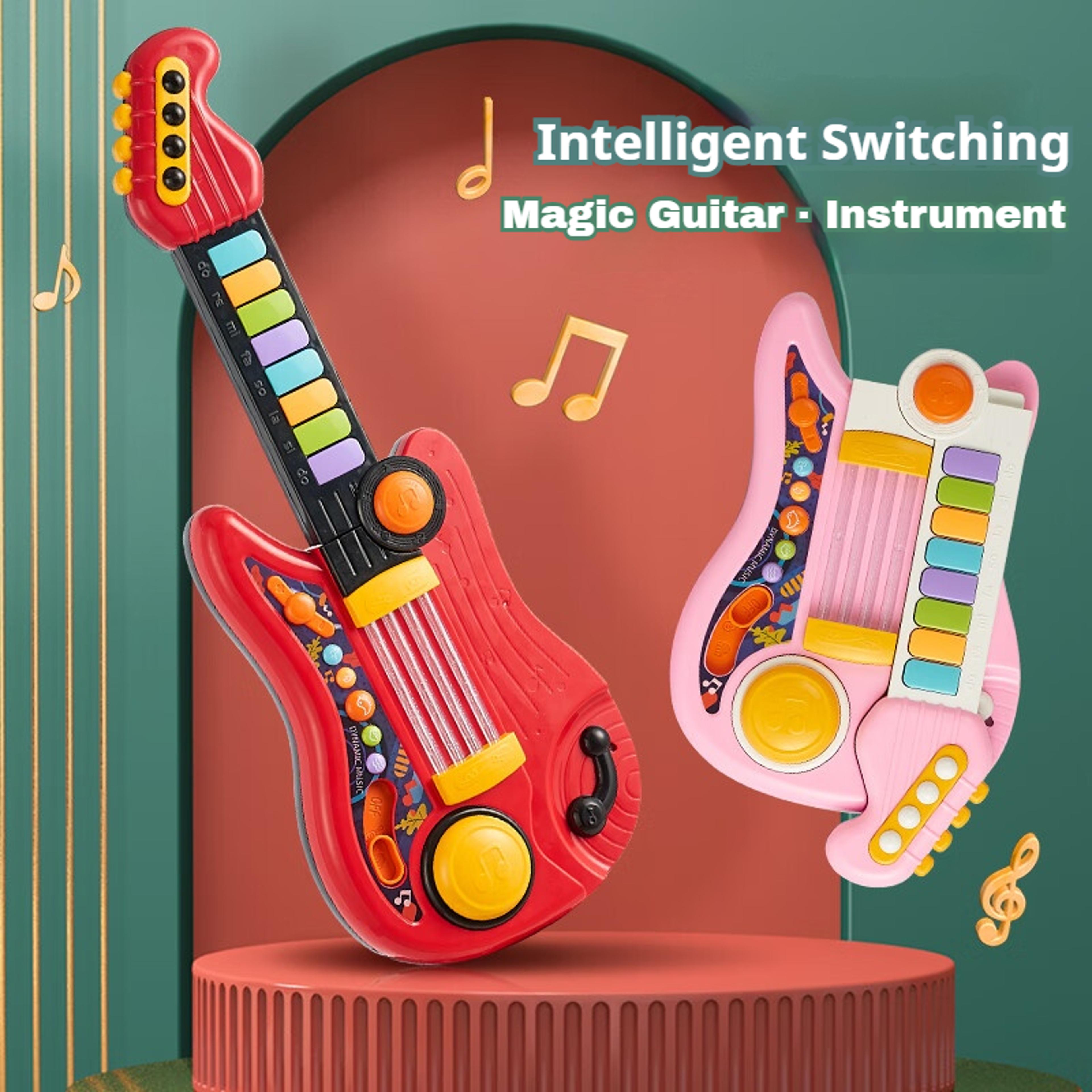 kids guitar toy with piano keys educational musical instrument for toddlers