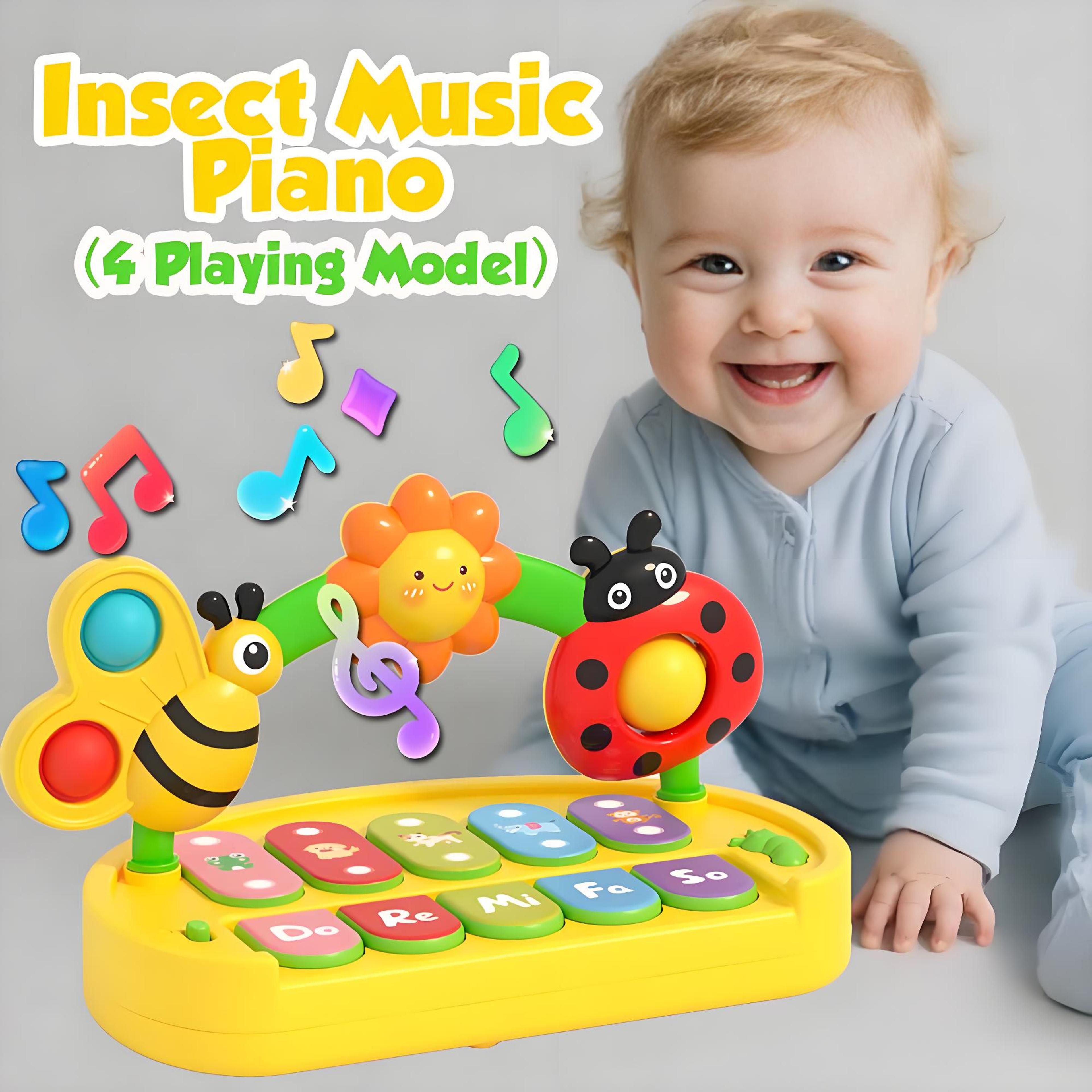 baby piano toy with lights and music 4 mode light up piano for toddlers 6 to 36 months