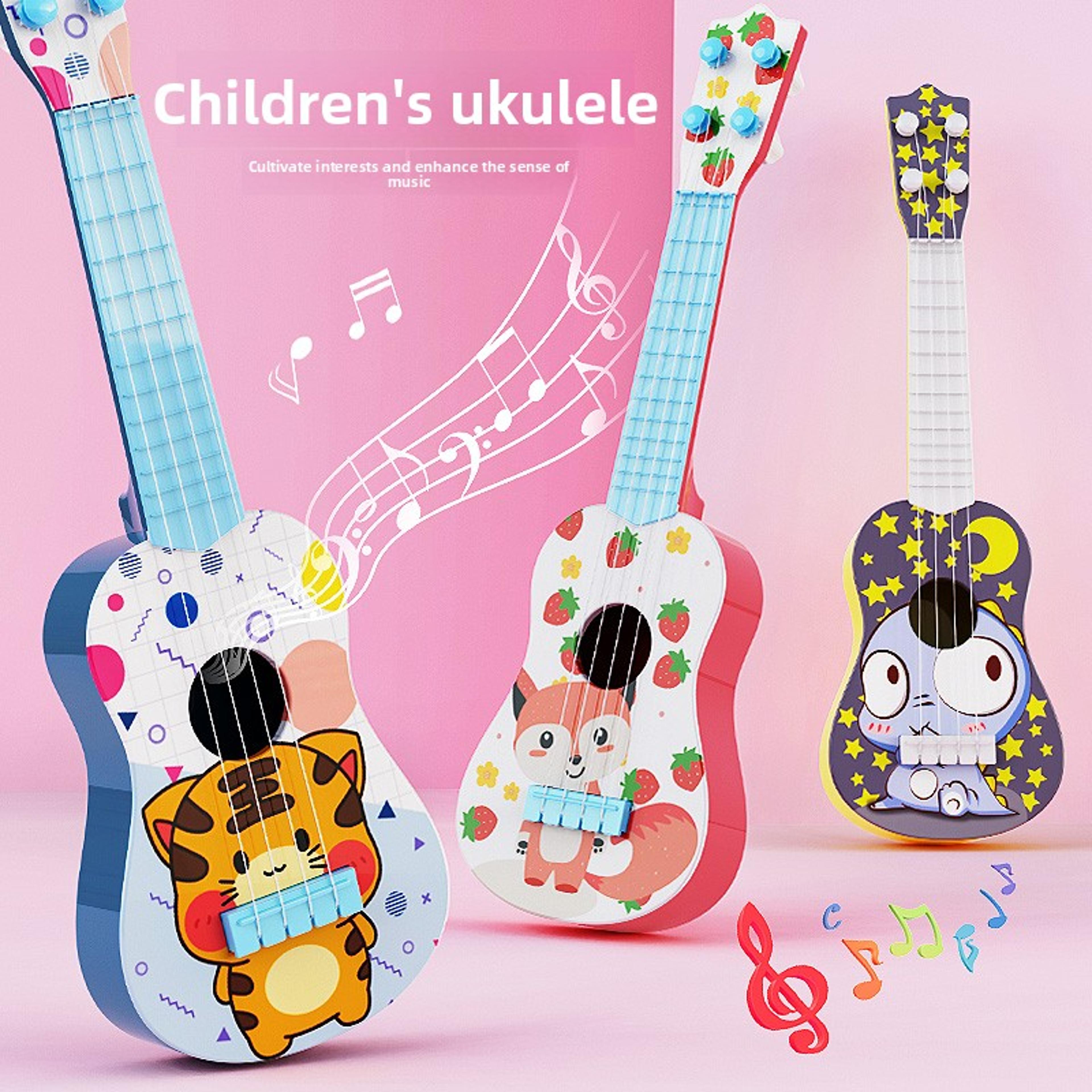 kids guitar toy musical mini guitar for kids with music interactive learning instrument
