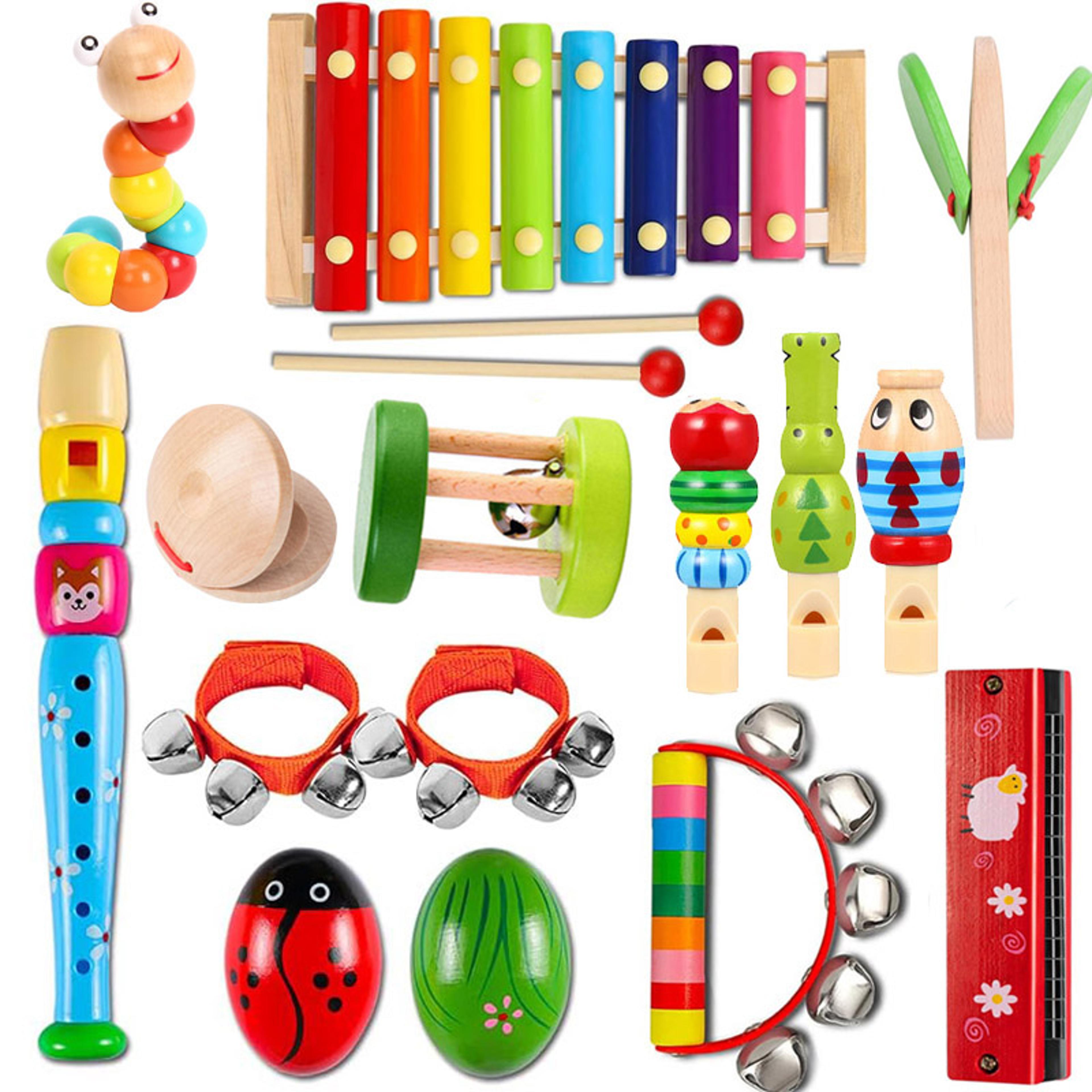 montessori wooden music instruments set for toddlers educational early learning toys