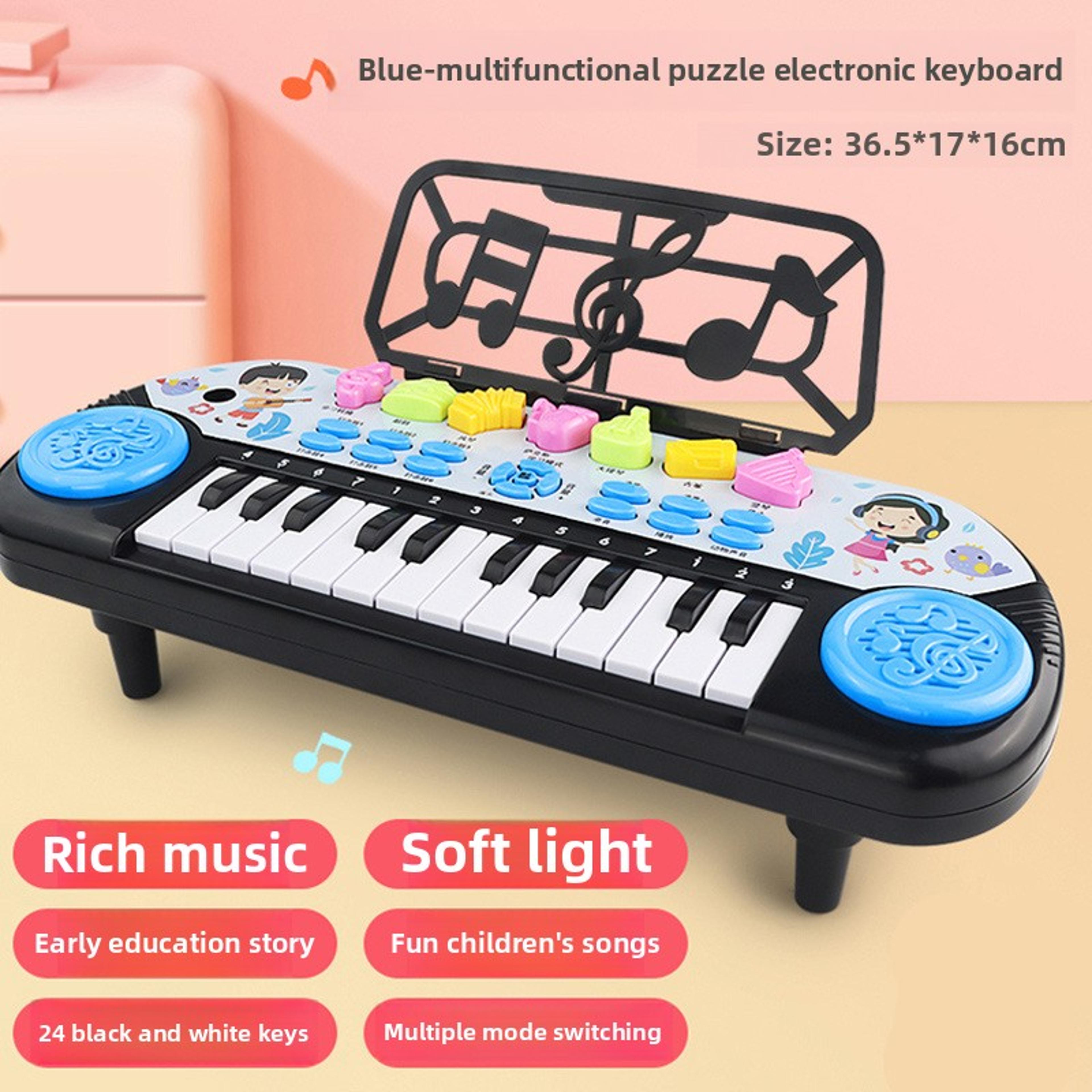 24 keys kids piano keyboard interactive musical learning toy with demo songs for ages 3 to 6
