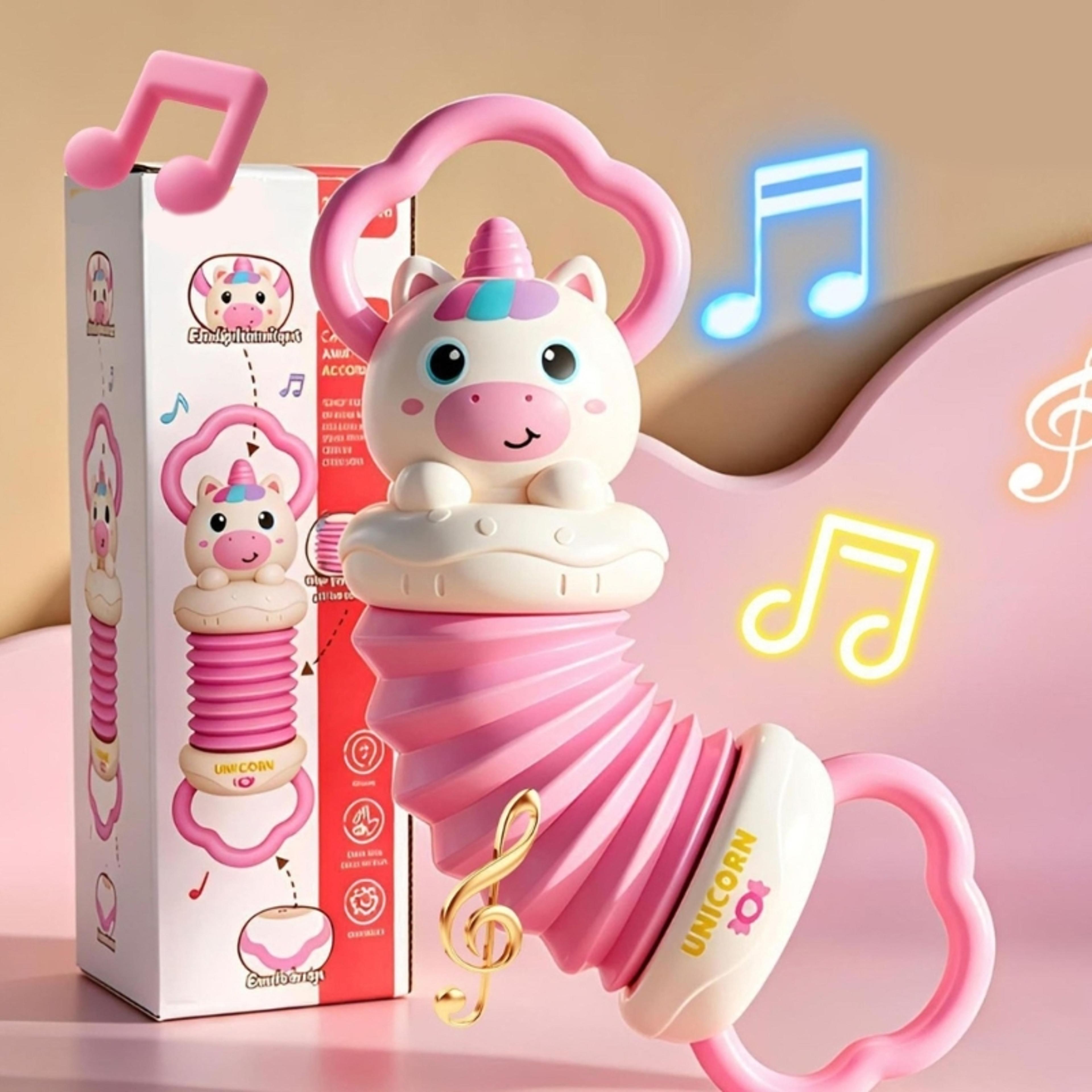 baby accordion toy with easy grip handles interactive musical sensory learning toy for toddlers