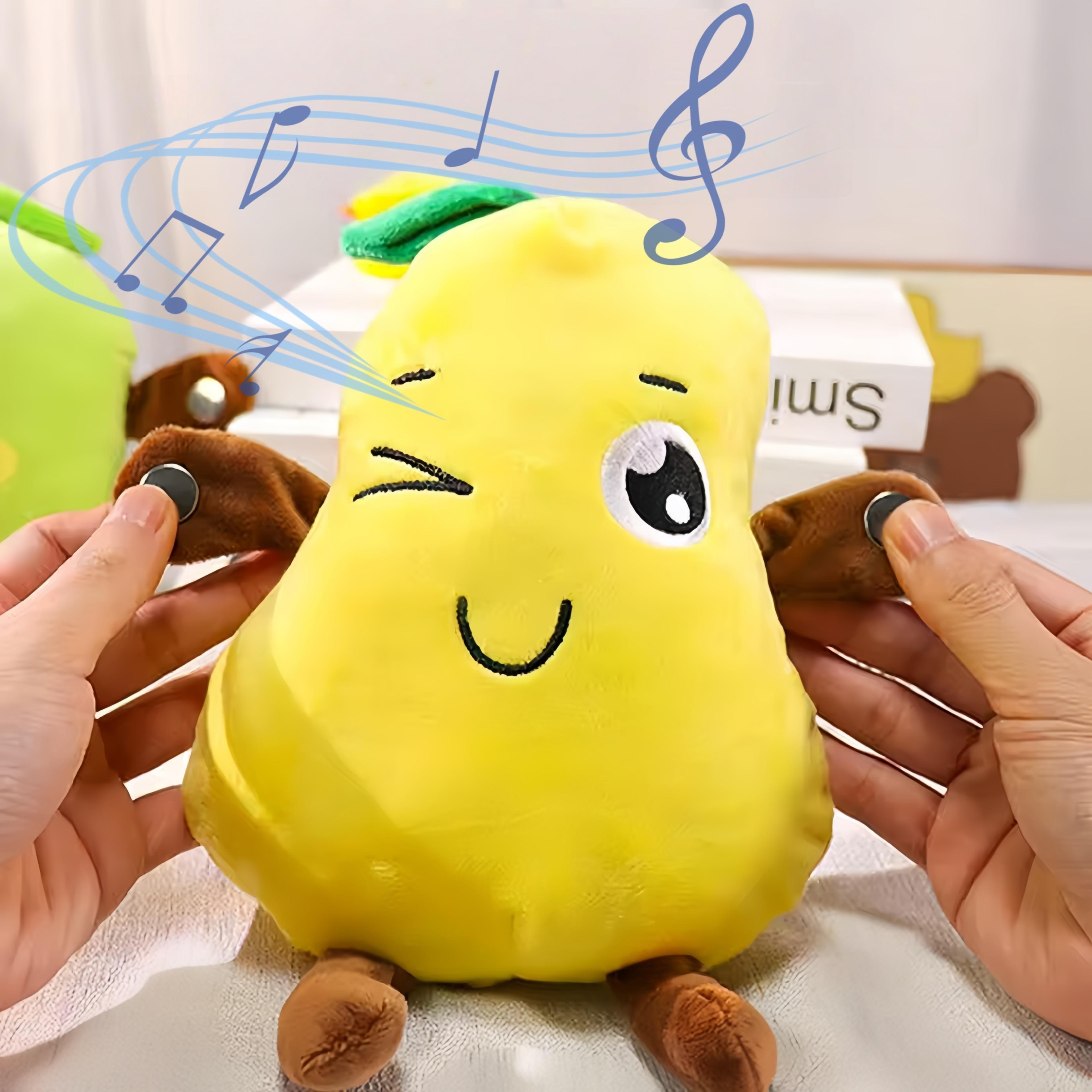 interactive musical plush toy touch sensitive fruit piano doll for kids and family fun