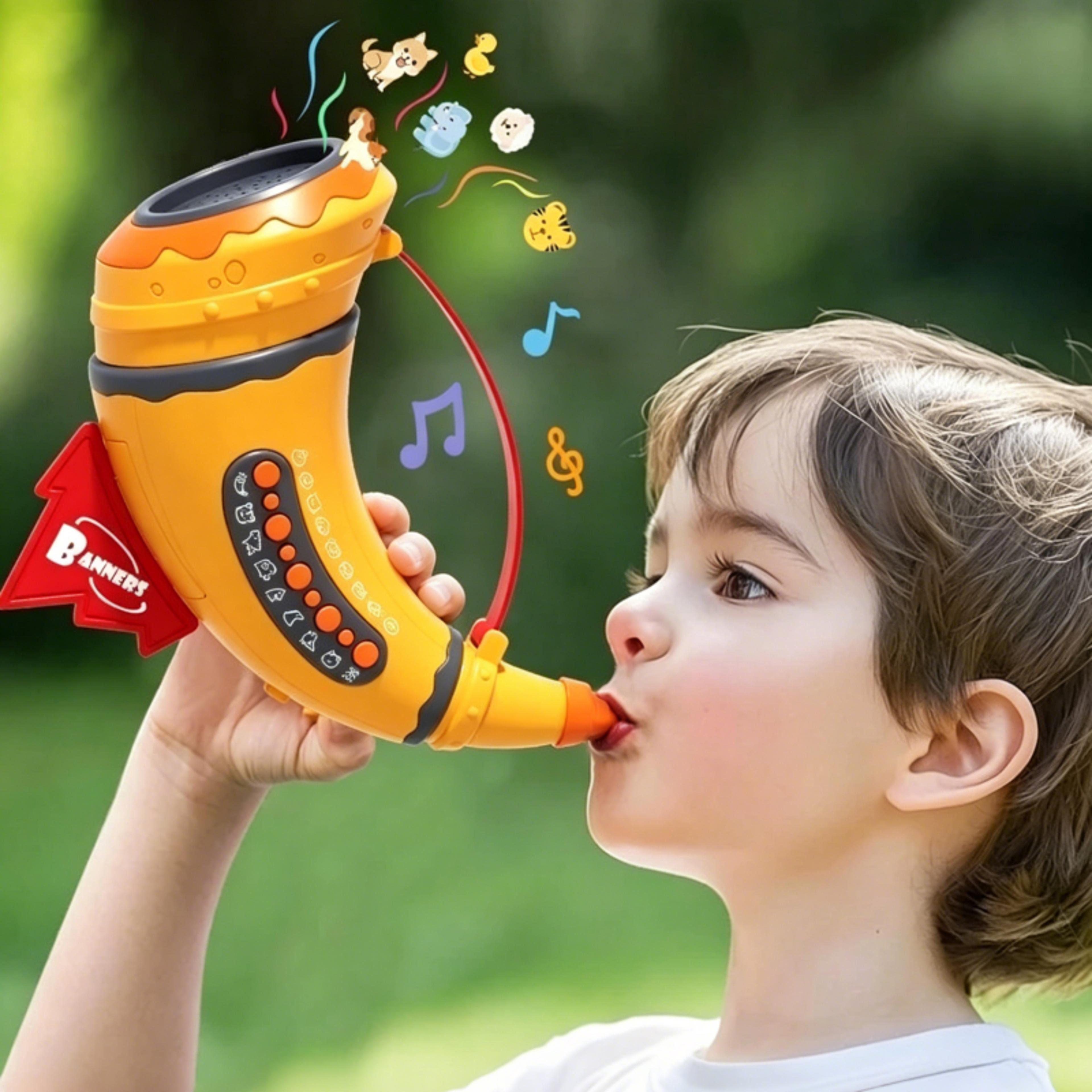 animal caller toy with 30 sounds interactive learning whistle for kids