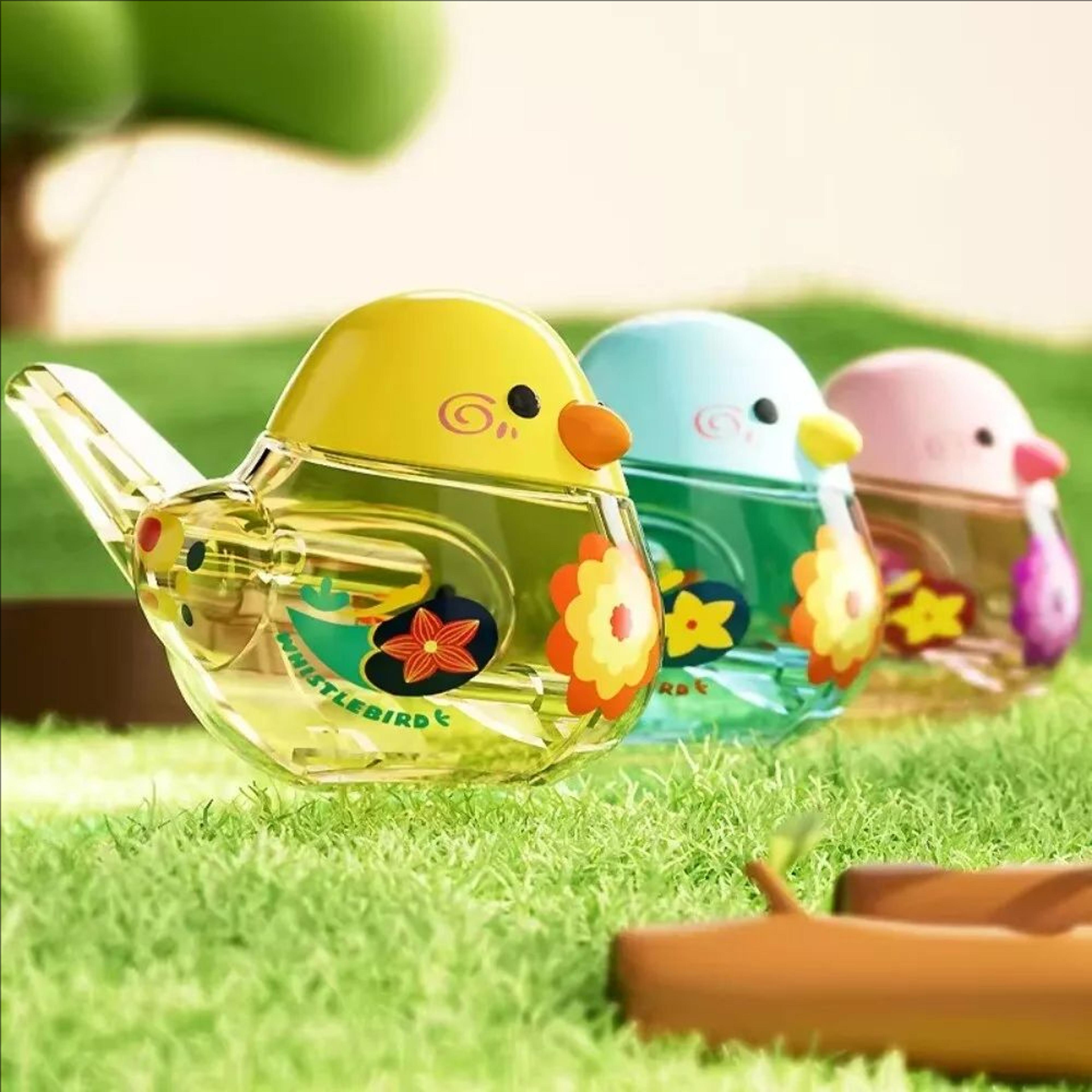 cartoon water bird whistle kids musical bird call toy with lanyard for fun learning