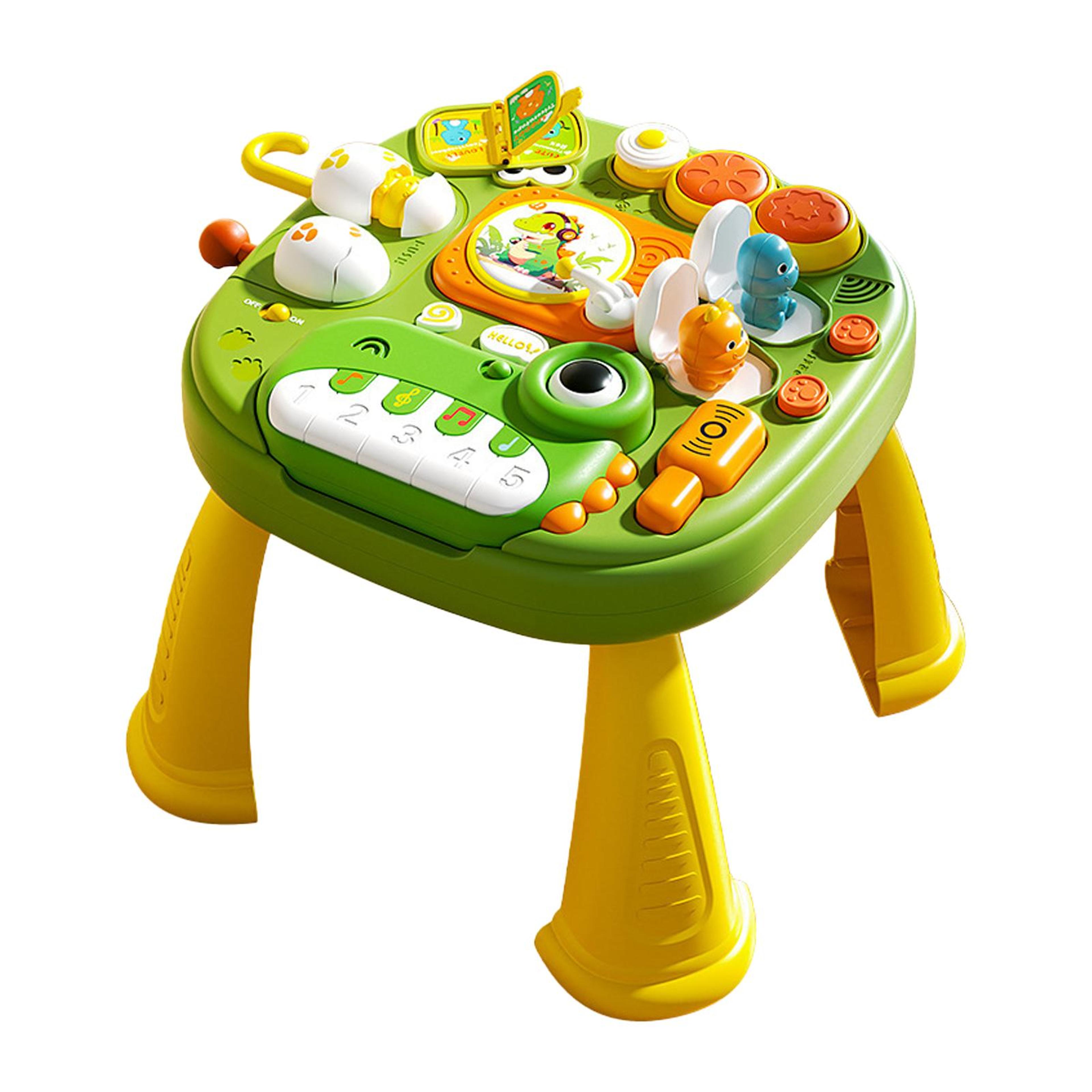 montessori activity table with lights and music for toddlers early learning toy