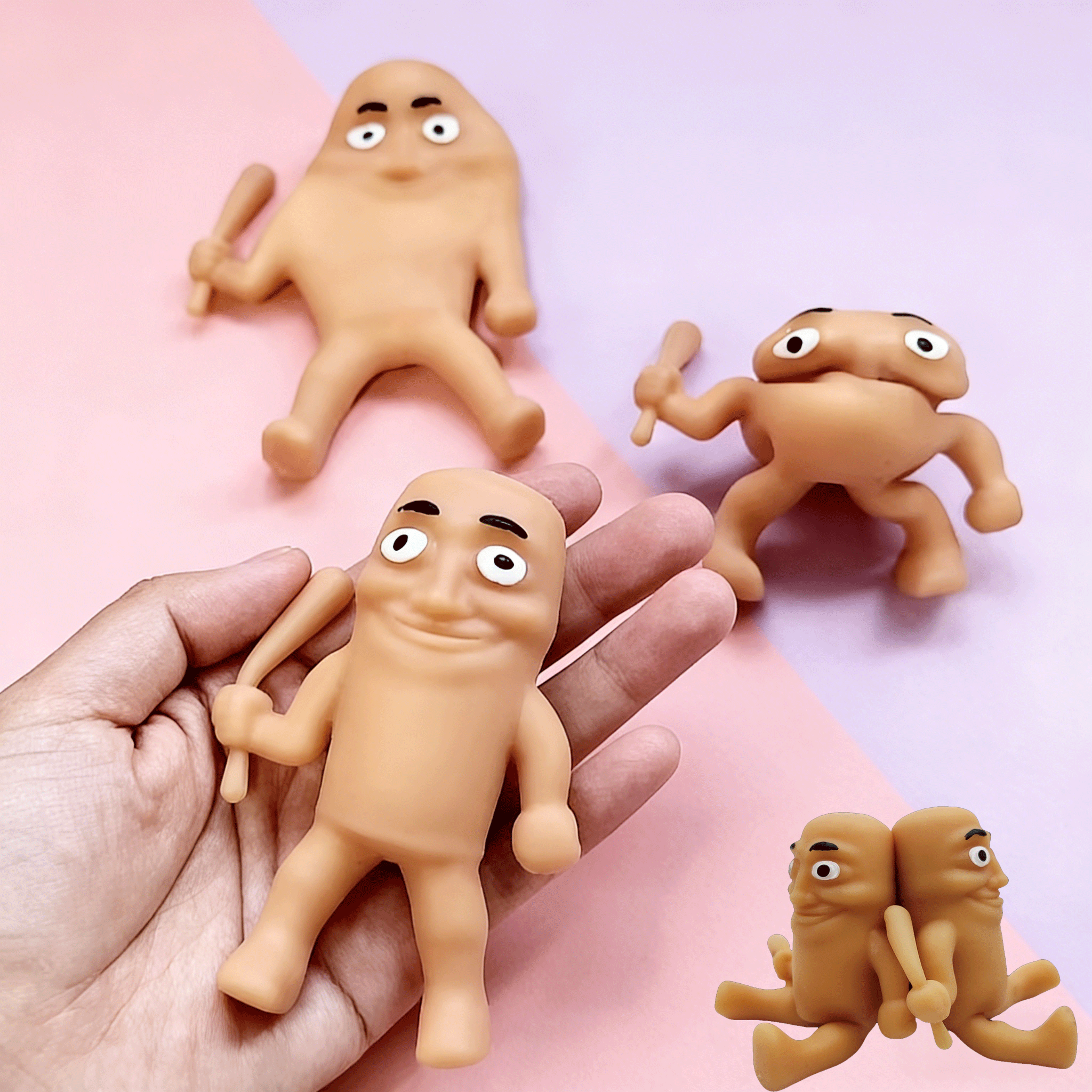 tung tung tung sahur toy brainrot fidget toy soft squishy collectible stress relief figure