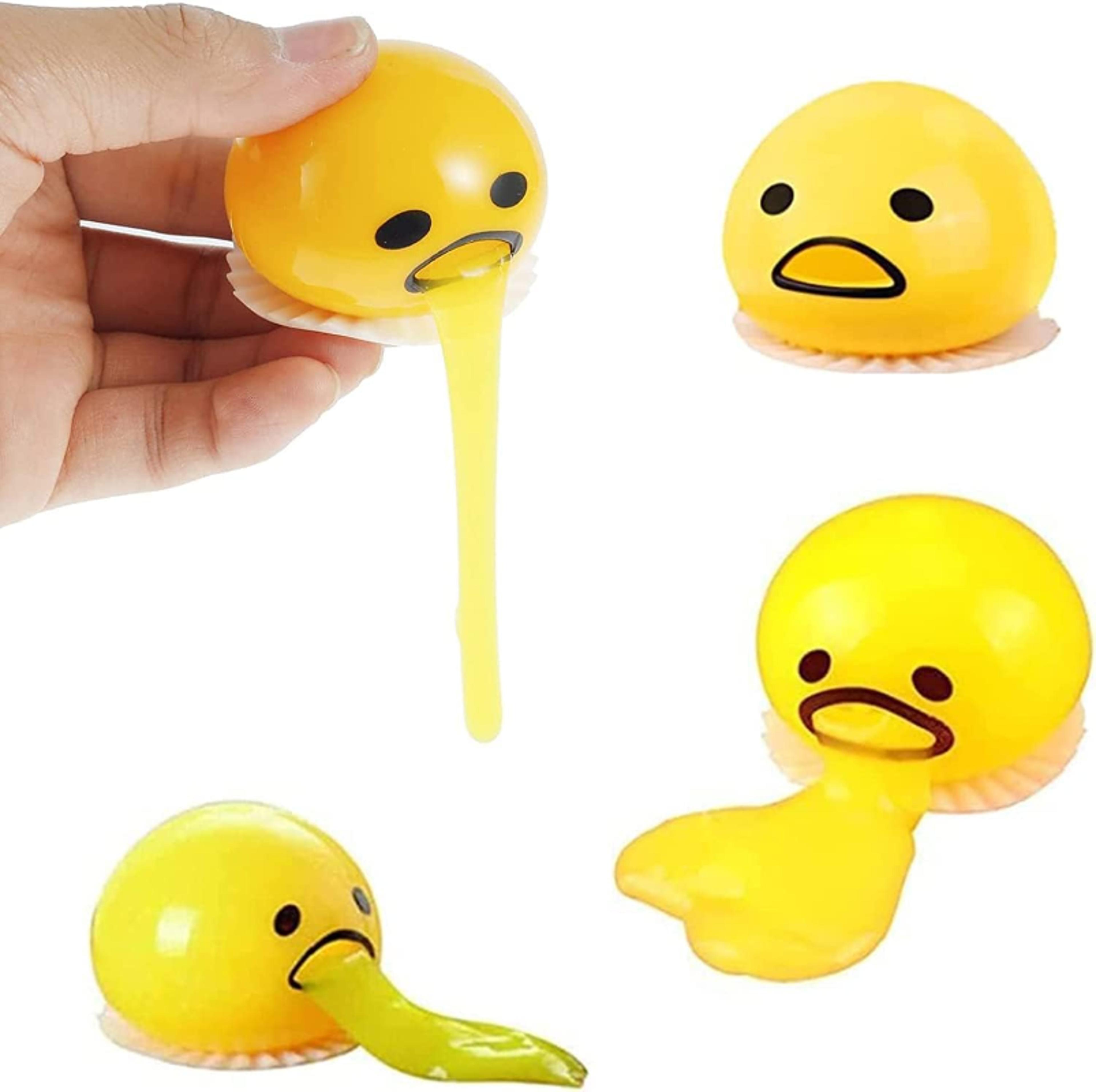 funny egg yolk vomit stress relief toy squeezable squishy fidget toy novelty gift