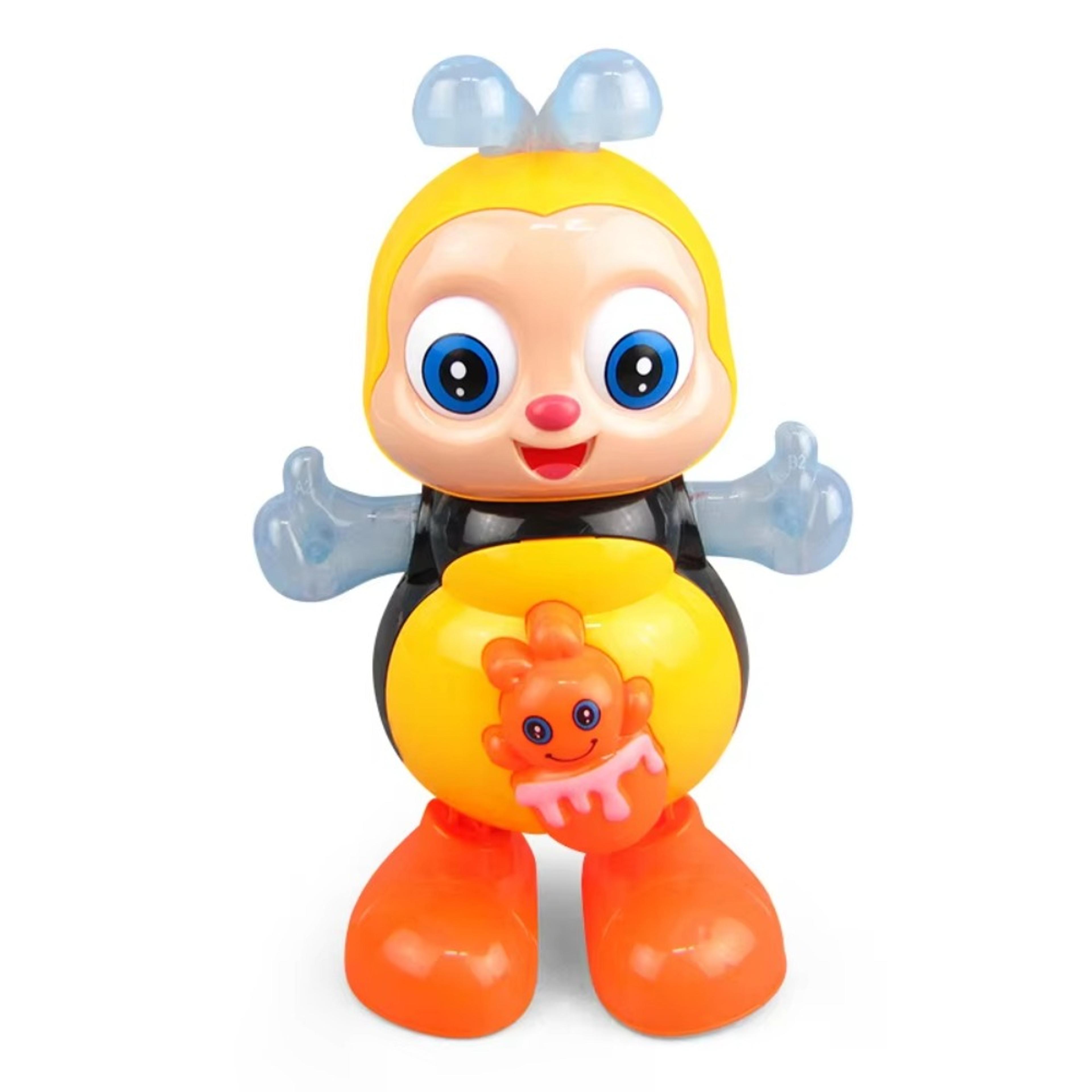 interactive dancing bee toy with music, lights & singing for kids