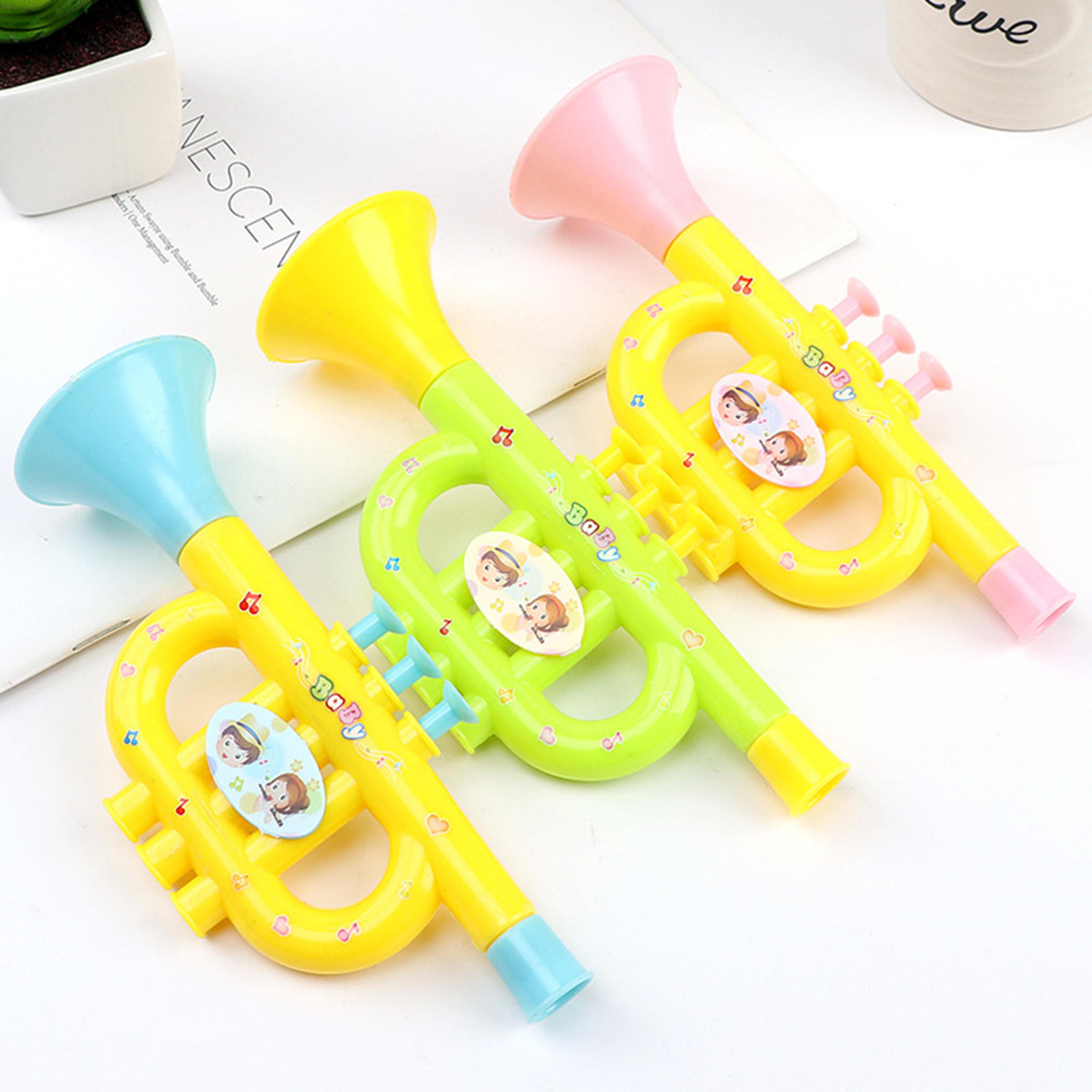 kids musical instrument toy trumpet set 3pcs for early learning and creative play