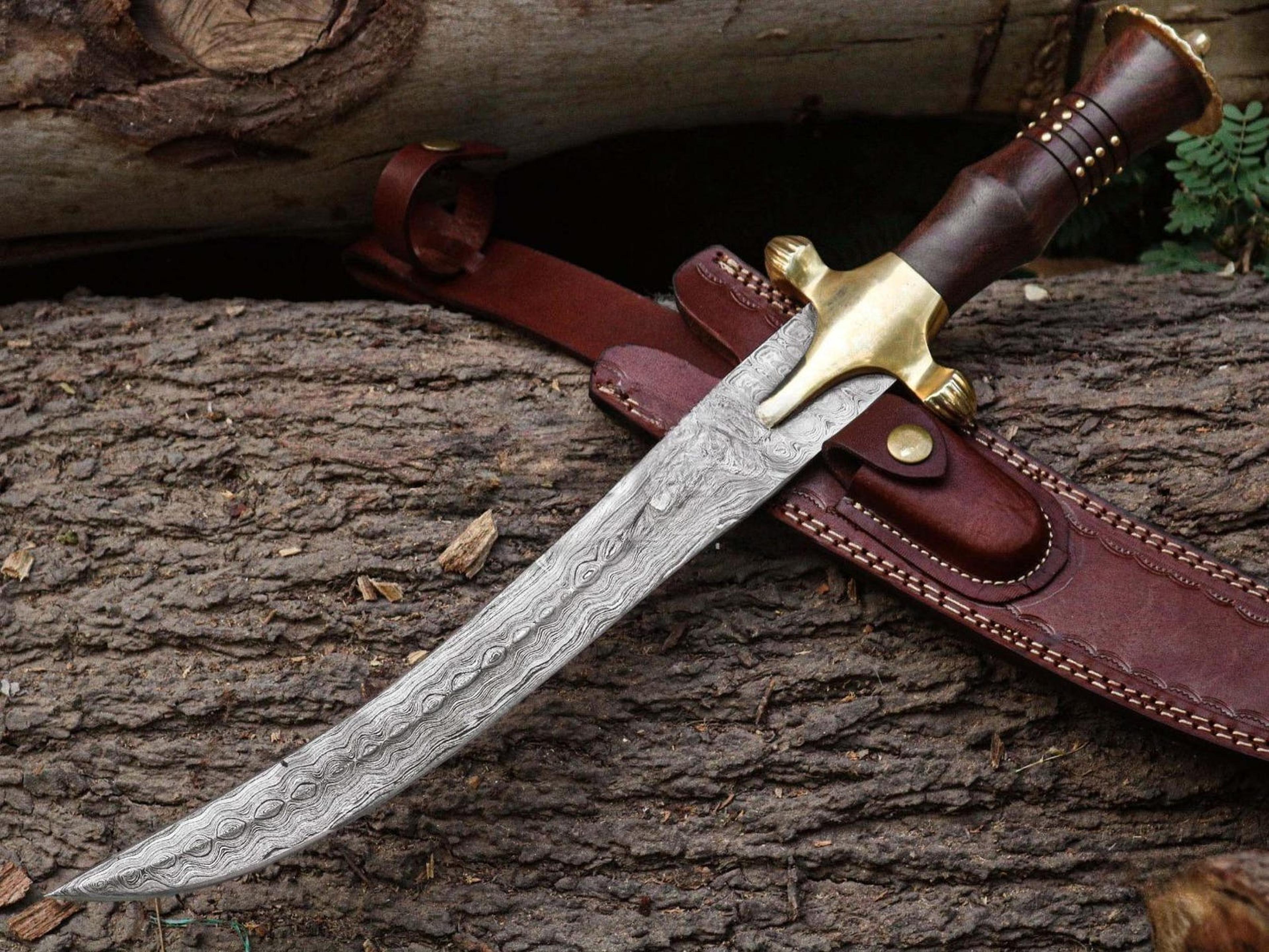 perfect damascus viking sword gift for him |boyfriend gift |wedding birthday gift | fathers day gift | hunter gift
