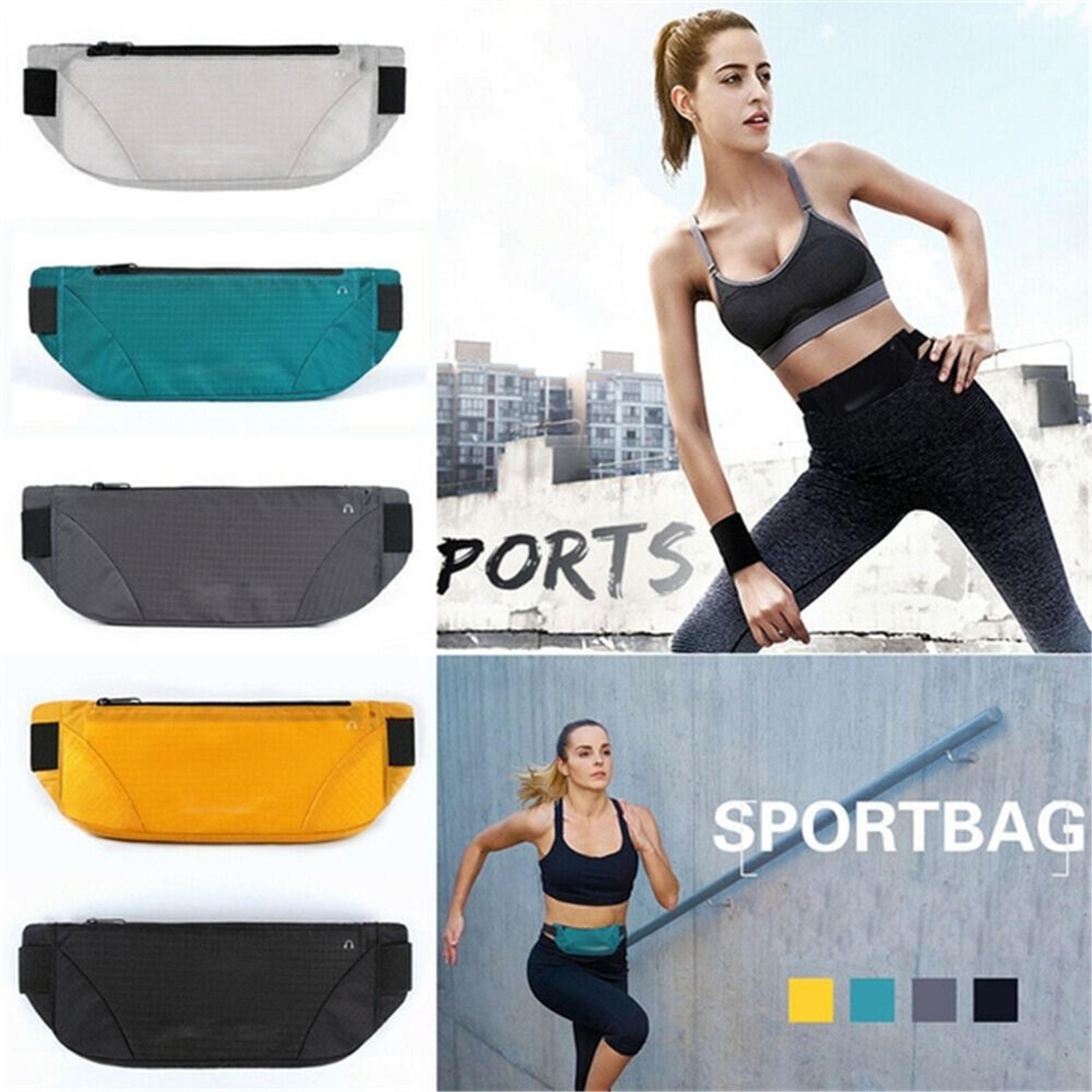 sports phone bag three section running waist bags waterproof breathable marathon running belt bag for hiking