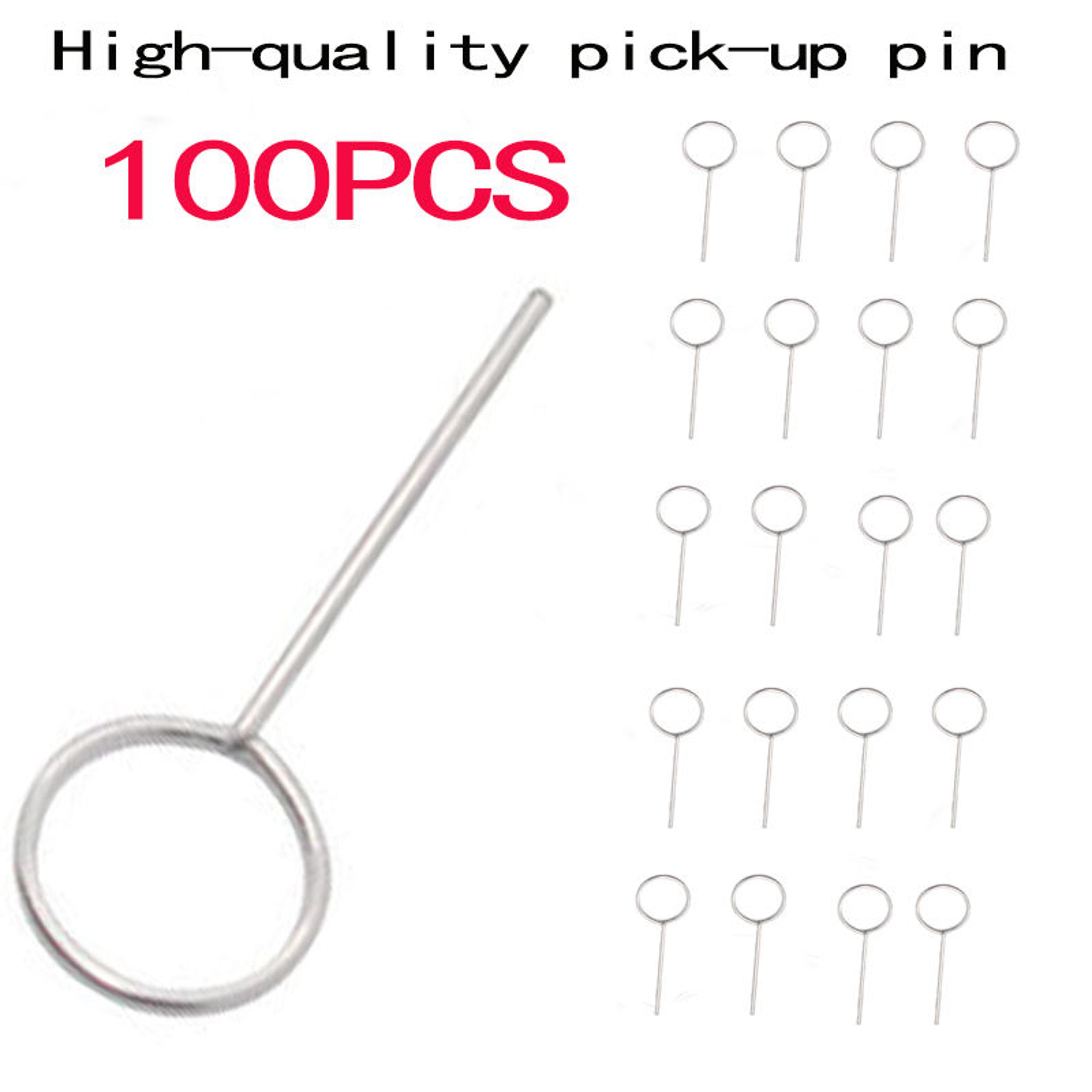 100pcs sim card ejector tool pin, universal phone remover pick-up tray opener for iphone 13, xiaomi, samsung, huawei
