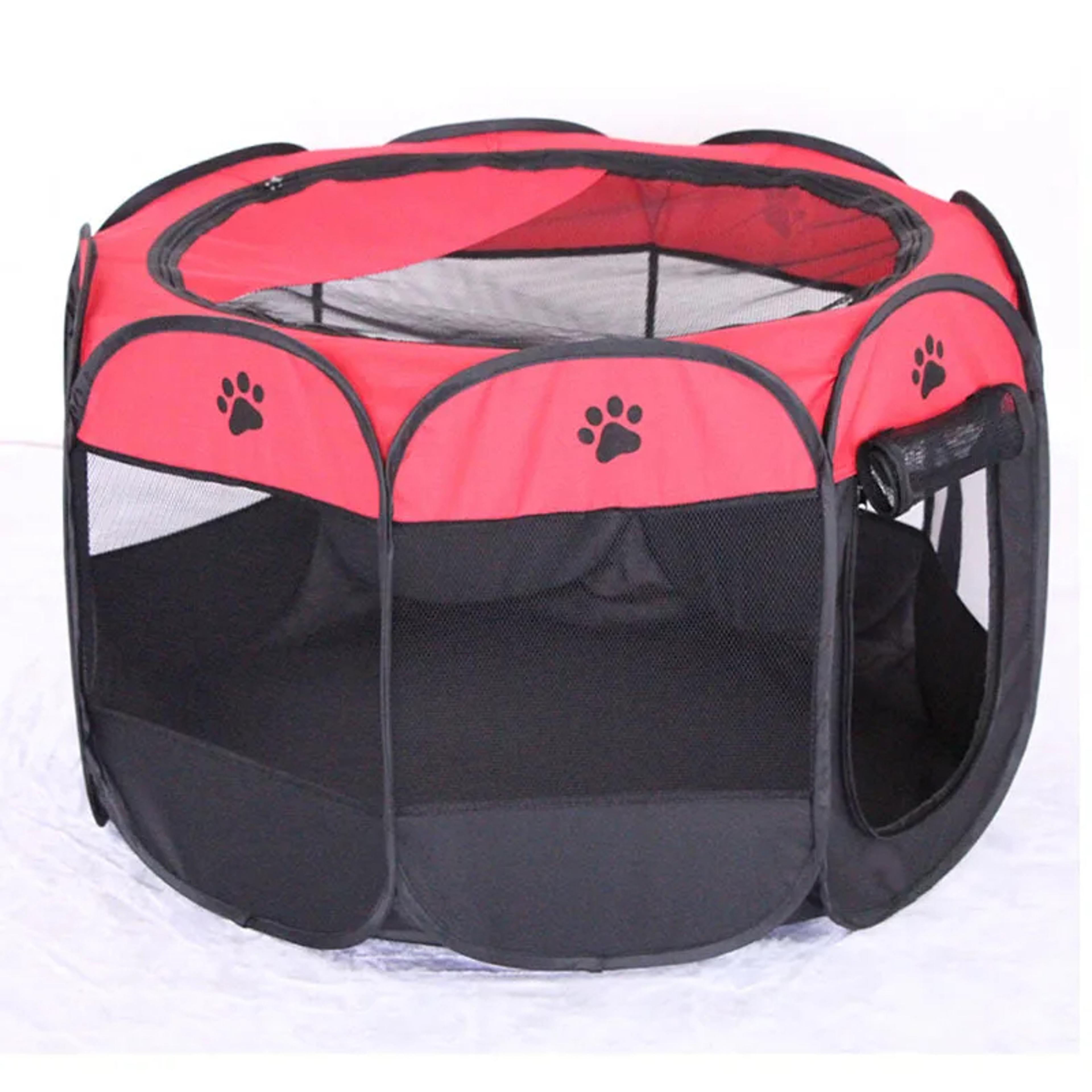 portable folding outdoor pet tent, cat/dog cage, foldable cat tent with easy operation for large cat/dog fences