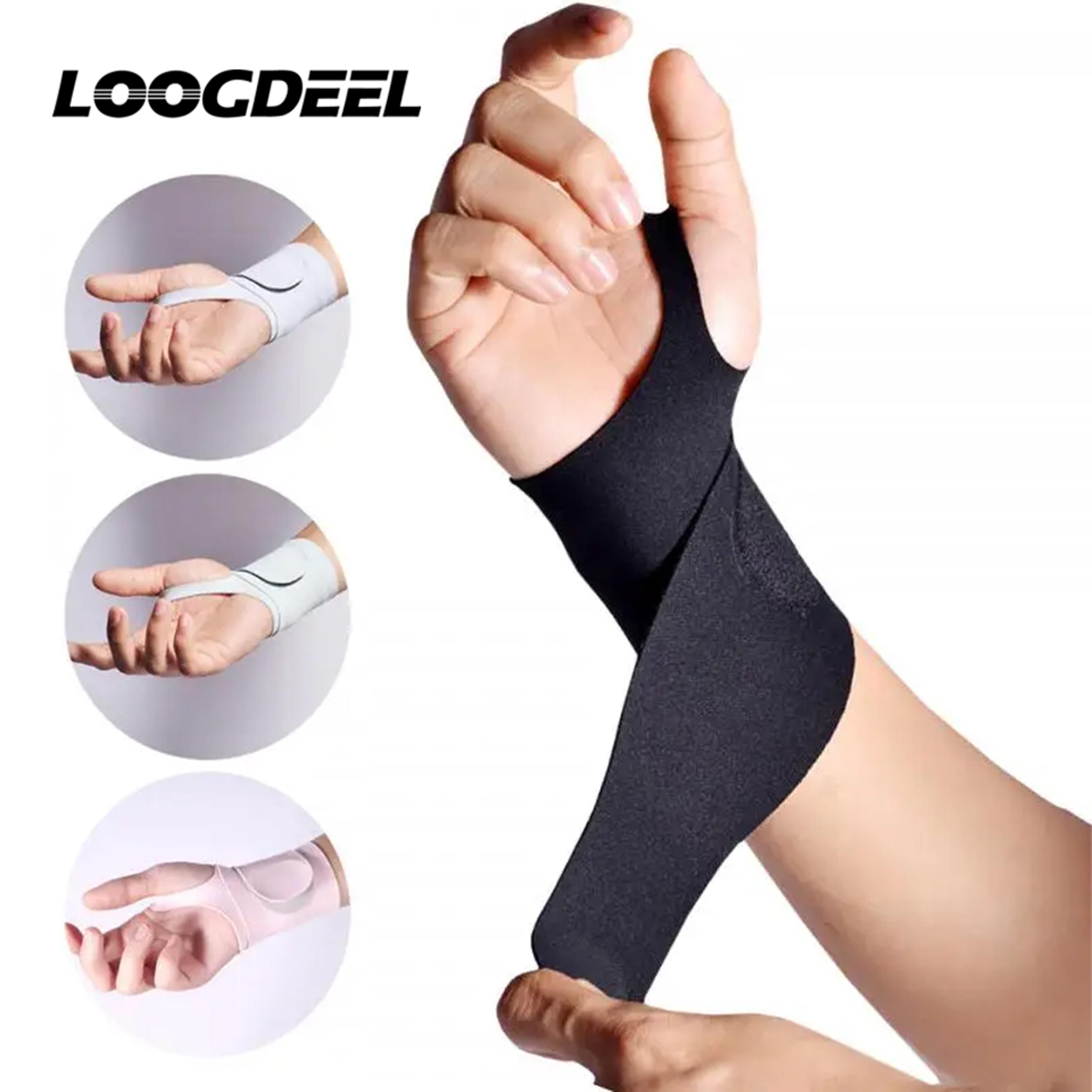 thin compression wrist brace guard, exercise support for sprain tendon pain, adjustable for men women