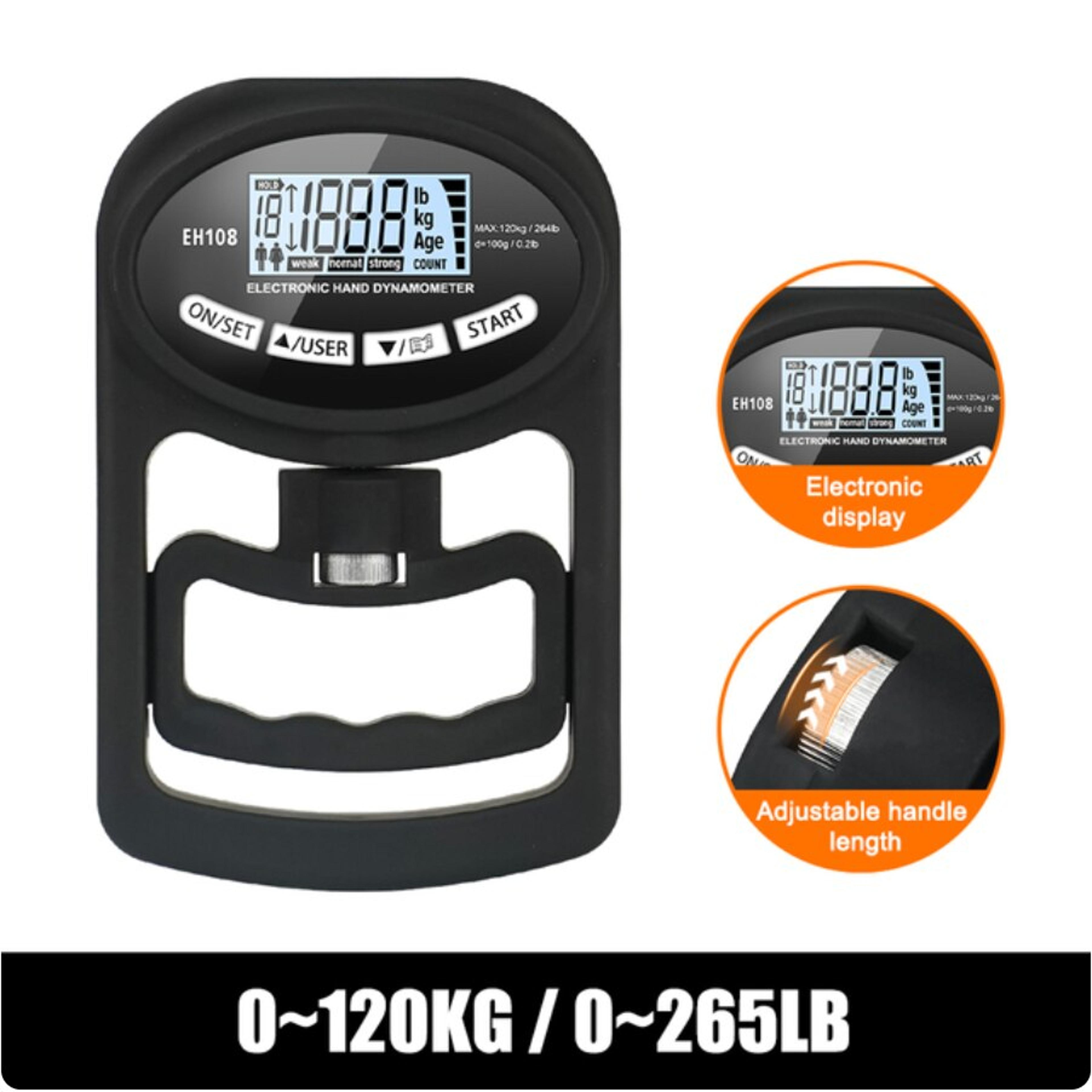 digital hand dynamometer, grip strength meter, usb lcd screen hand grip, sport power training
