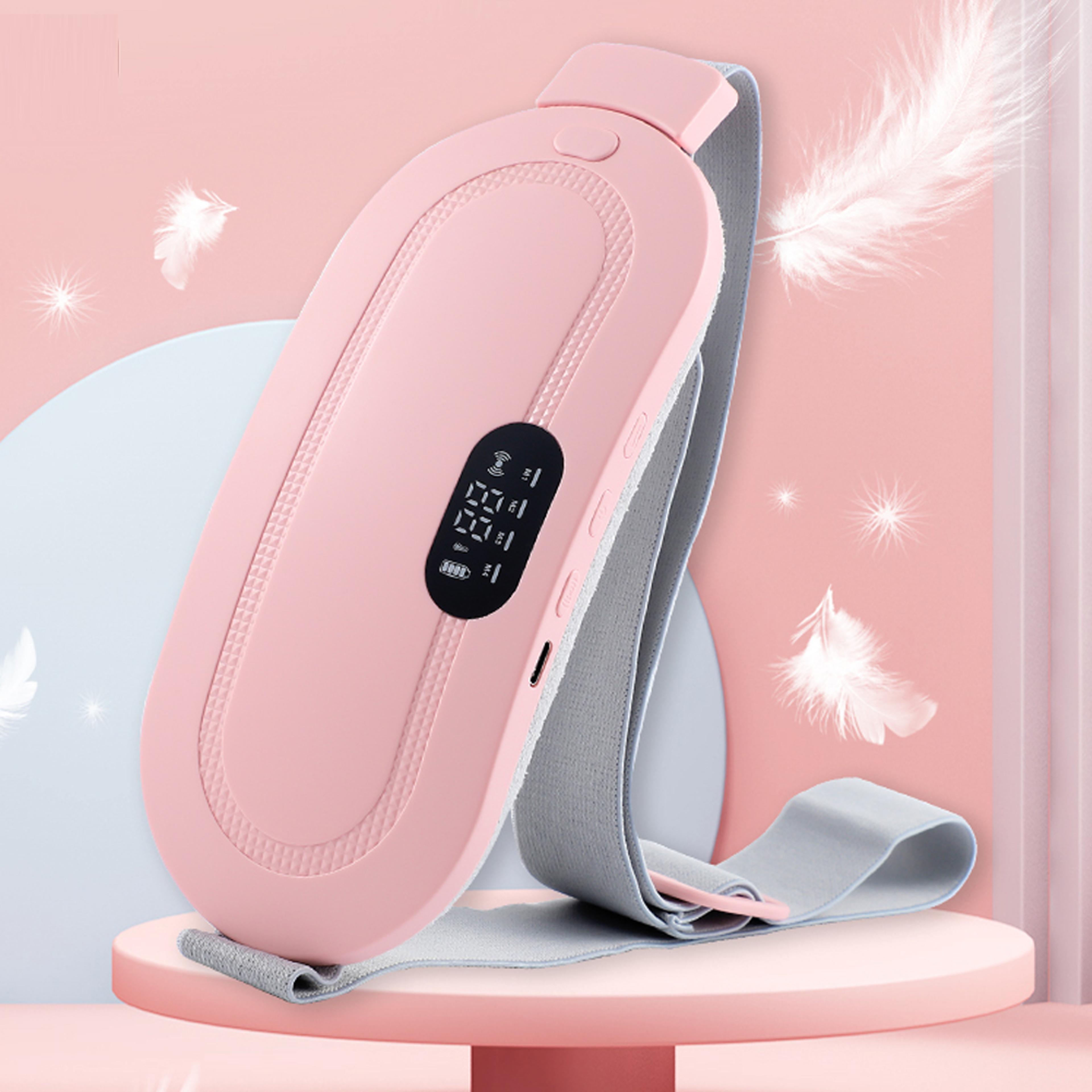 intelligent heating waist massage device, heated massage warming palace belt for girls during menstrual period