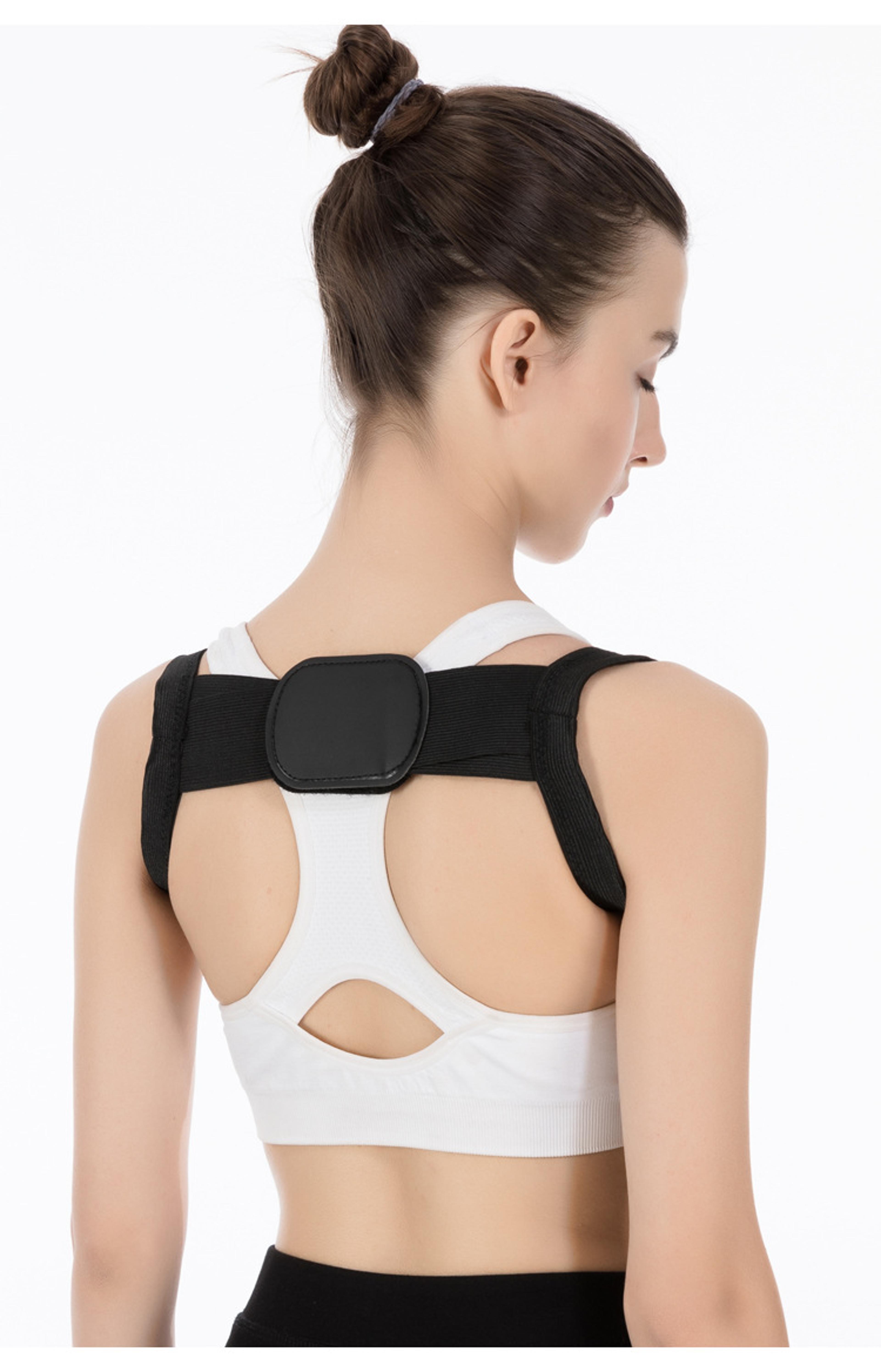 adjustable back support posture correction back stabiliser, anti humpback corrector, back straightener for women men