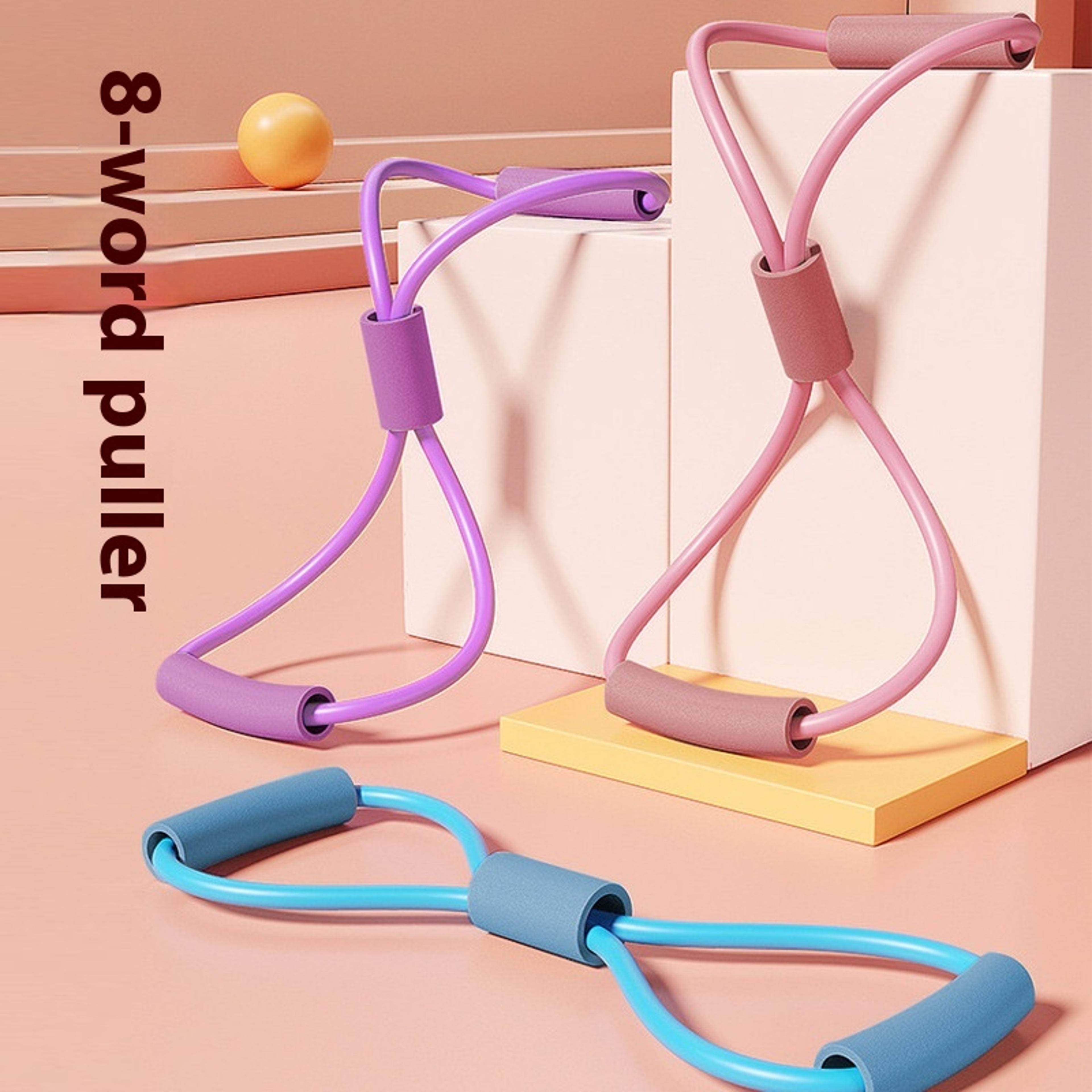 yoga training resistance band, 8-character back beauty, women's fitness elastic tube expander