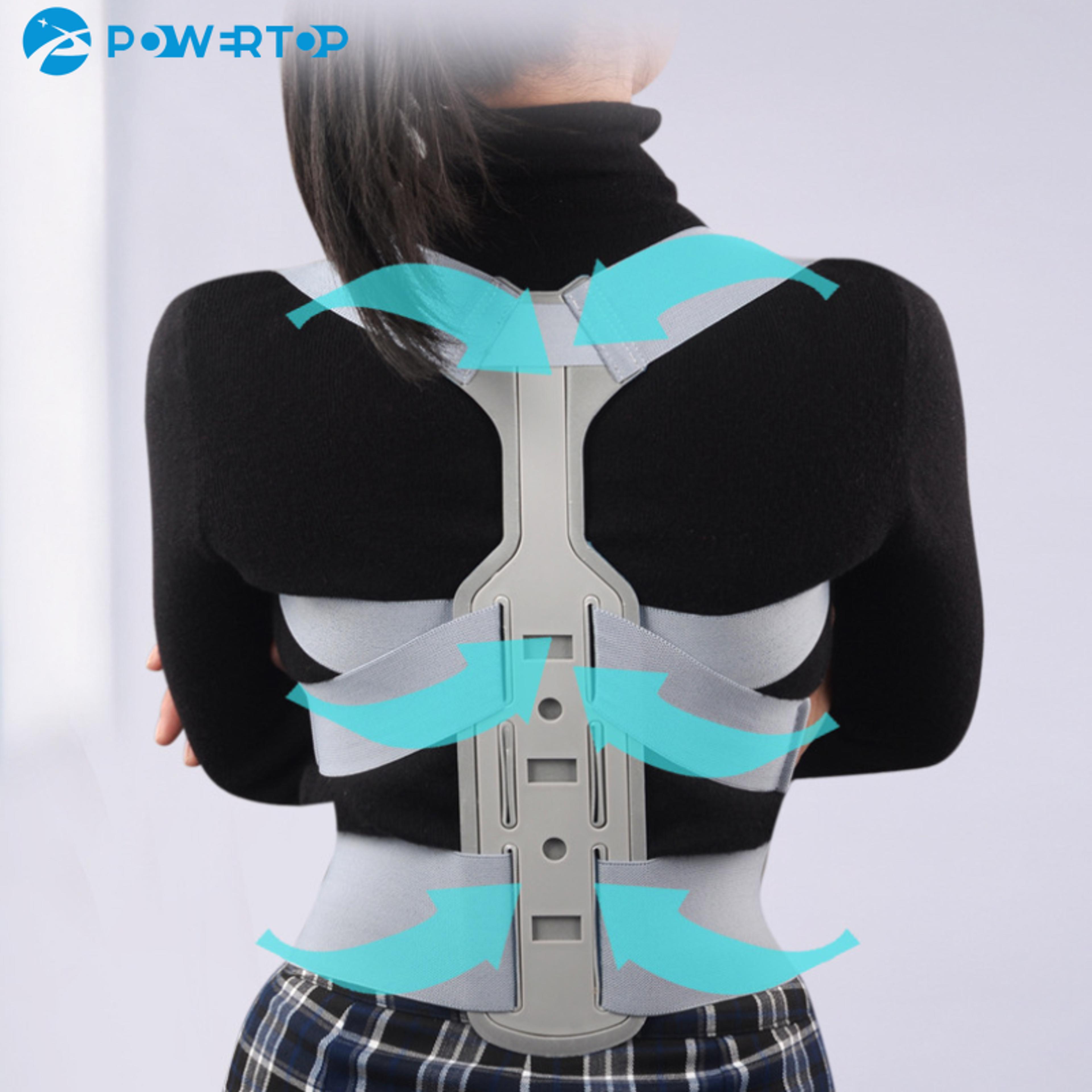 shoulder therapy support brace, poor posture correction belt, spine & chest invisible for scoliosis