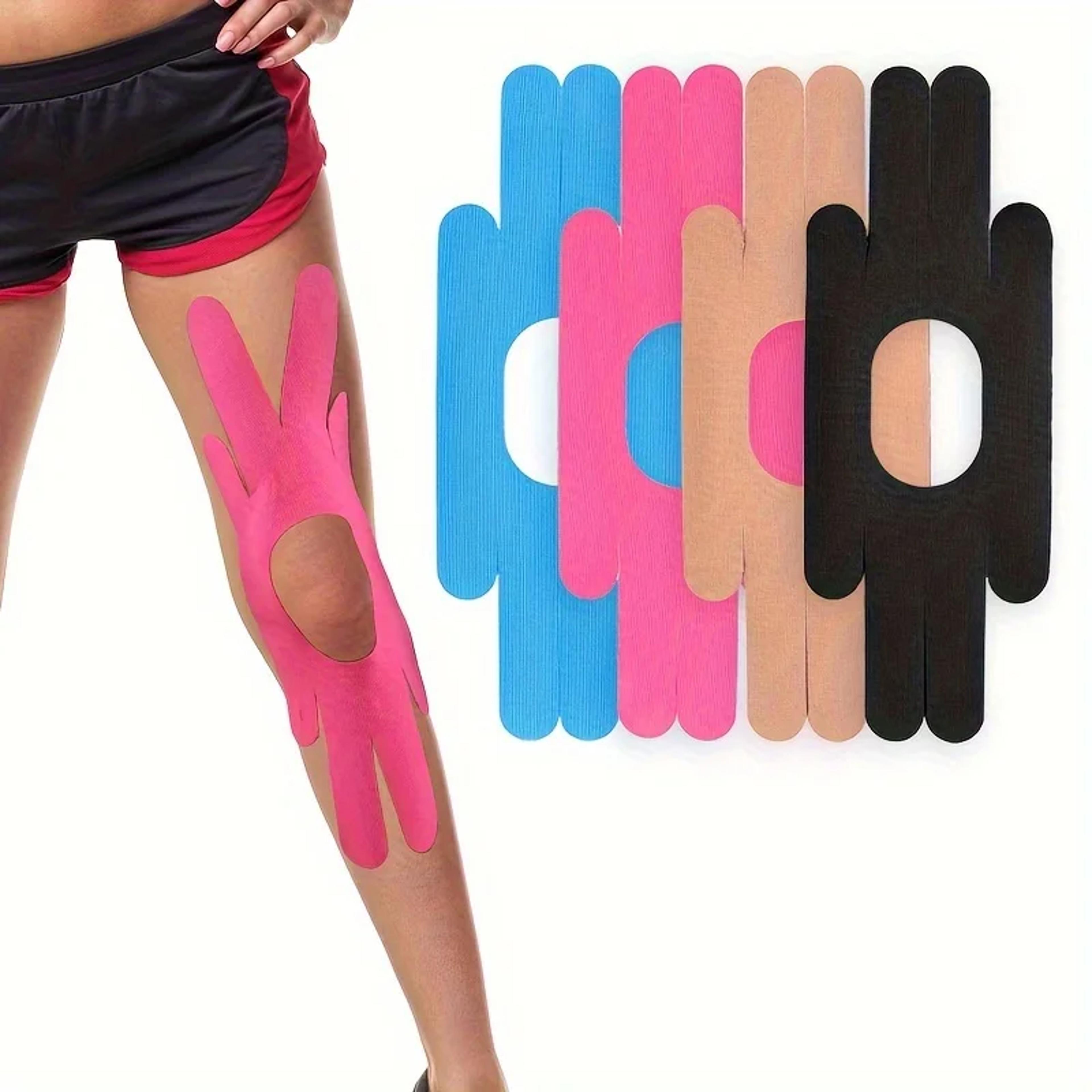2pcs kinesiology tape, sports muscle tape for athletes, self-adhesive elastic knee and achilles tendon support