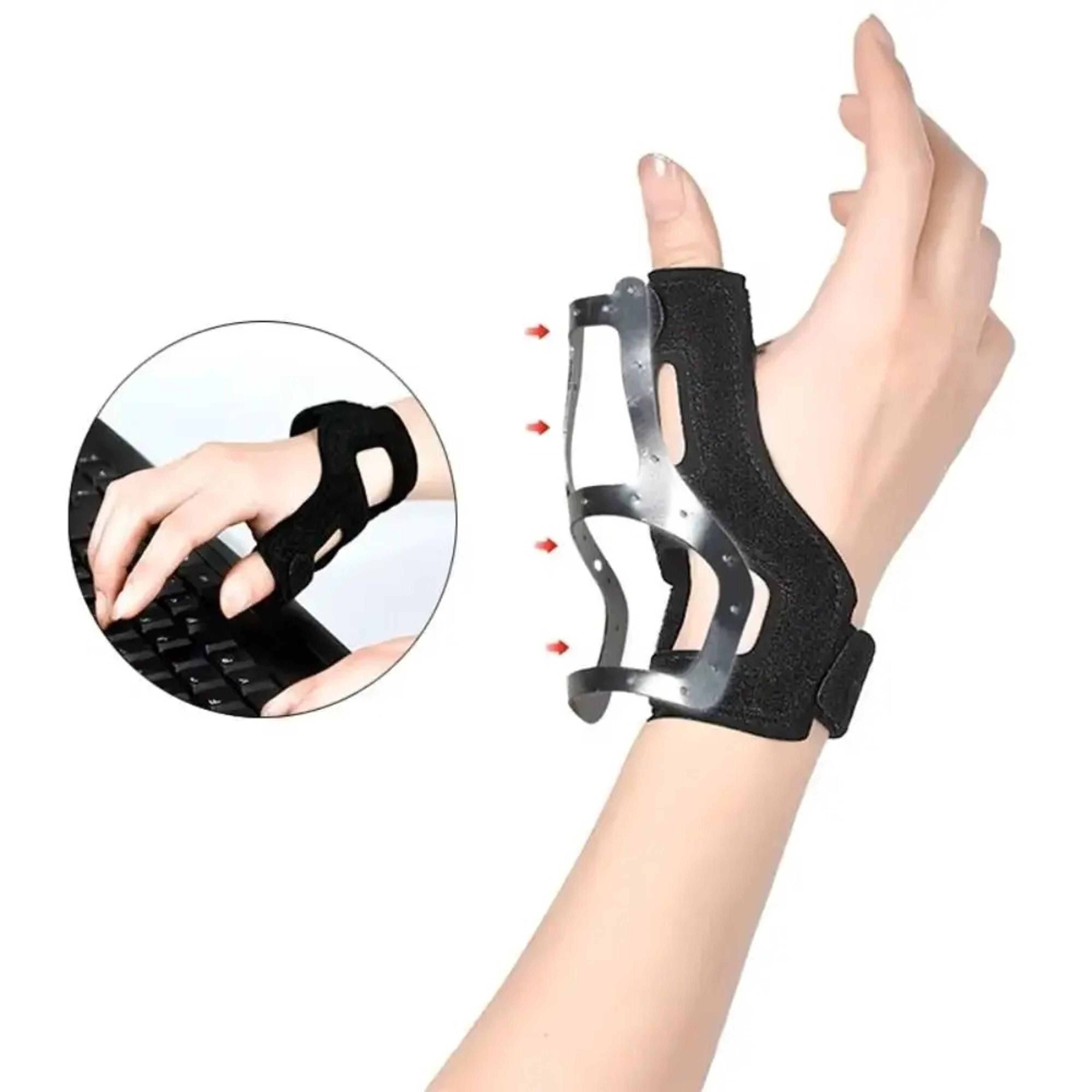 lightweight adjustable wristband, metal reinforcement, office protect compression safety
