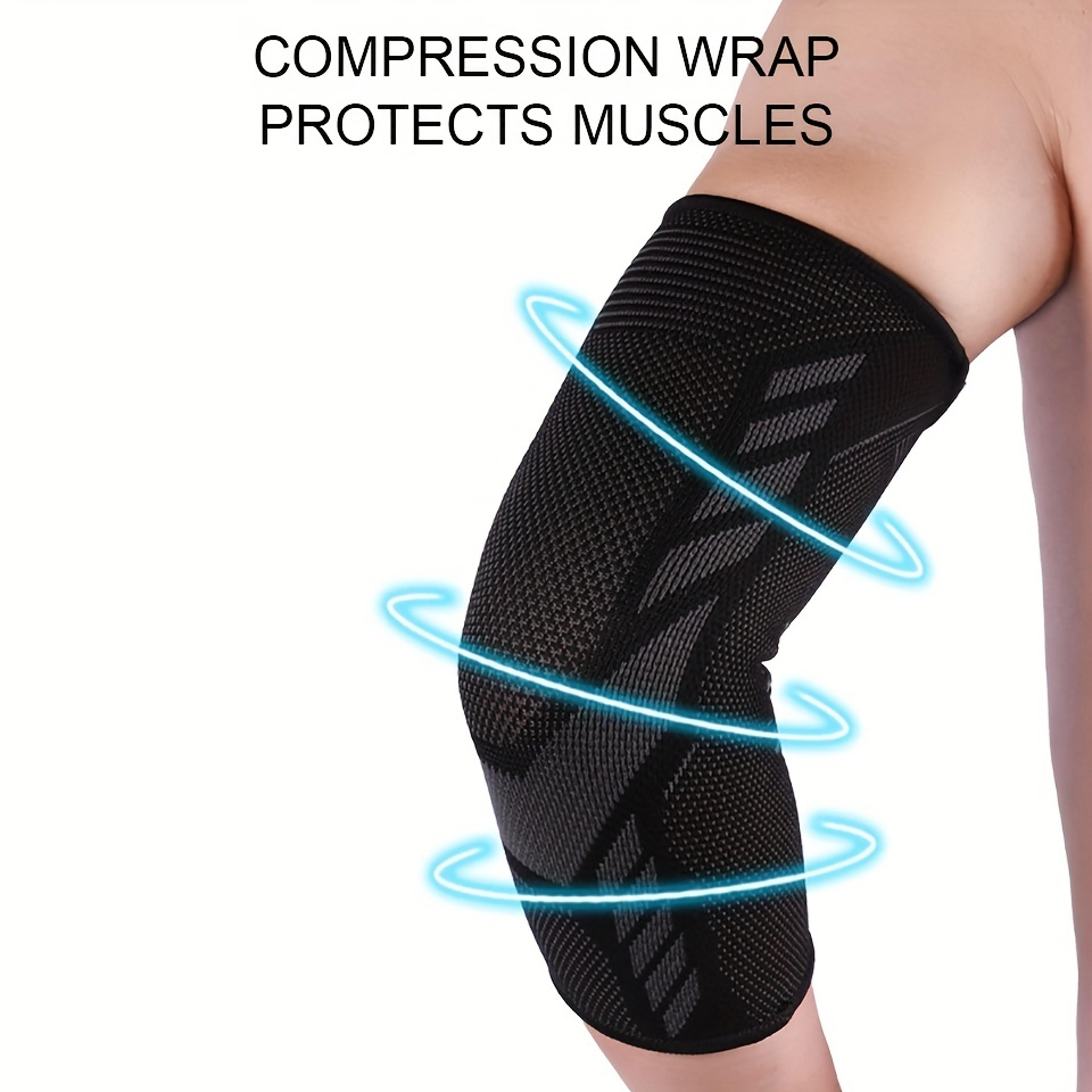 breathable elbow pads, 1pcs knitted elbow pads, for running and fitness