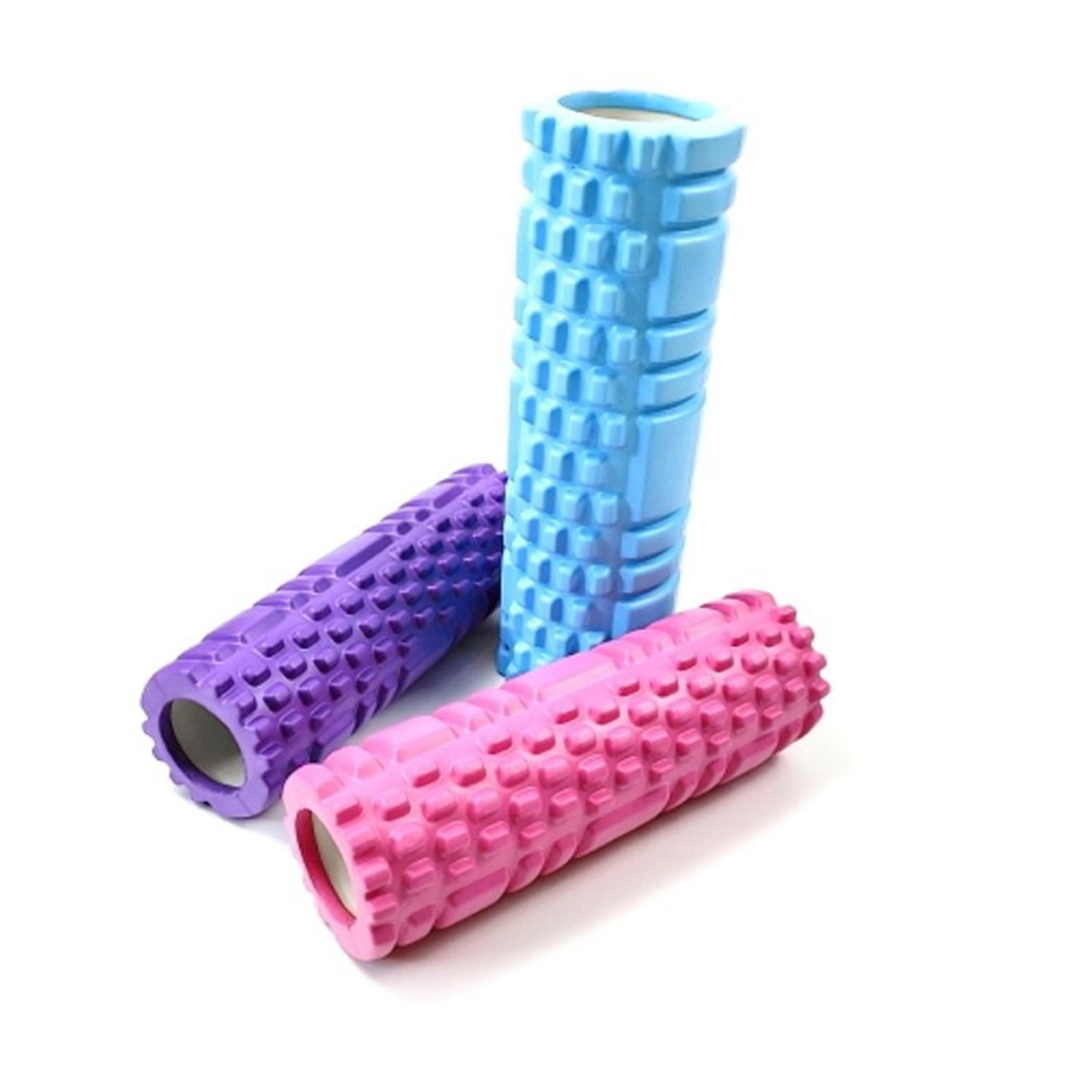 hollow yoga column fitness equipment, 1pc foam massage roller for muscle massage physiotherapy & rehabilitation