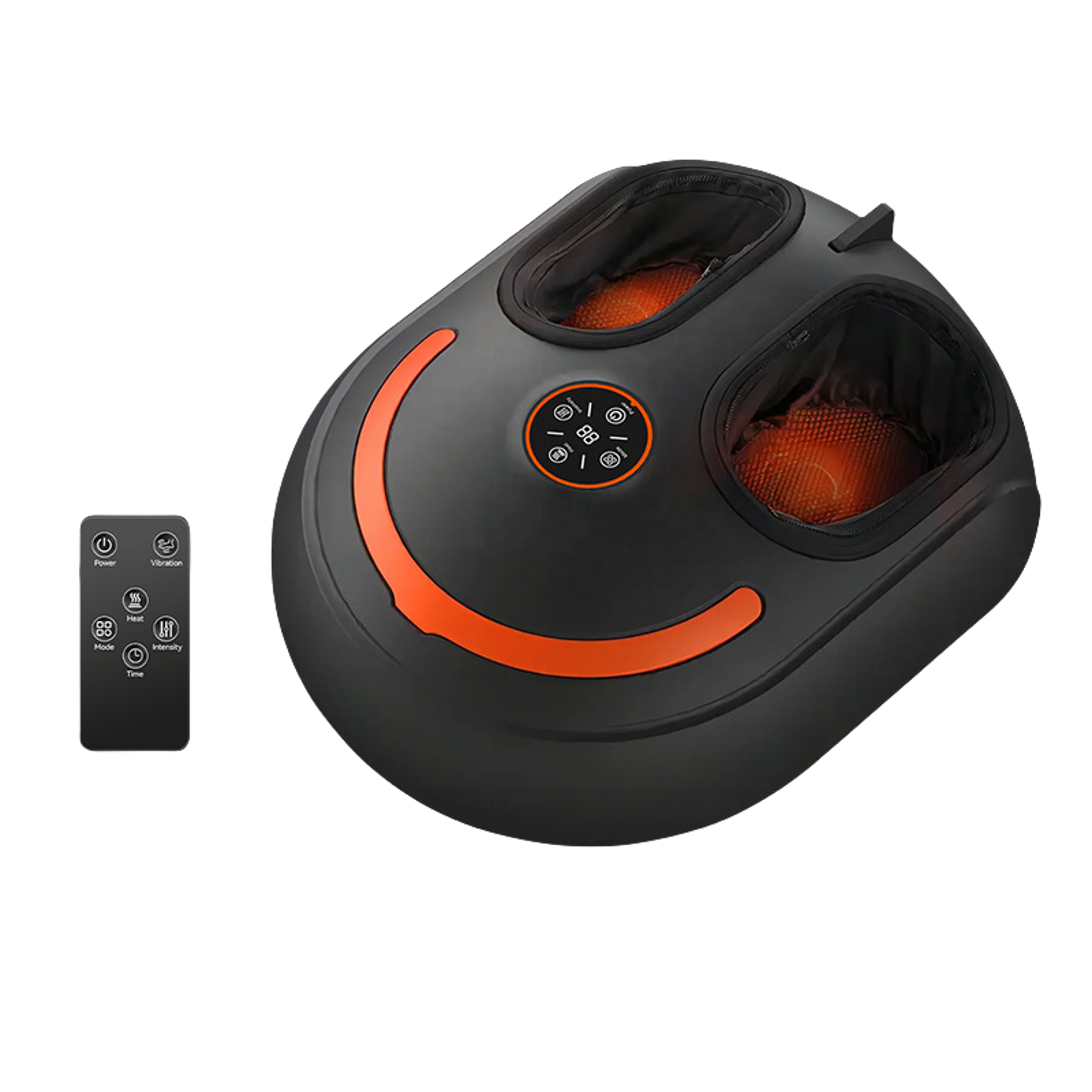 rhythmic foot massager roller, full wrap airbag, intelligent hand control, kneading massage, four modes, five strength