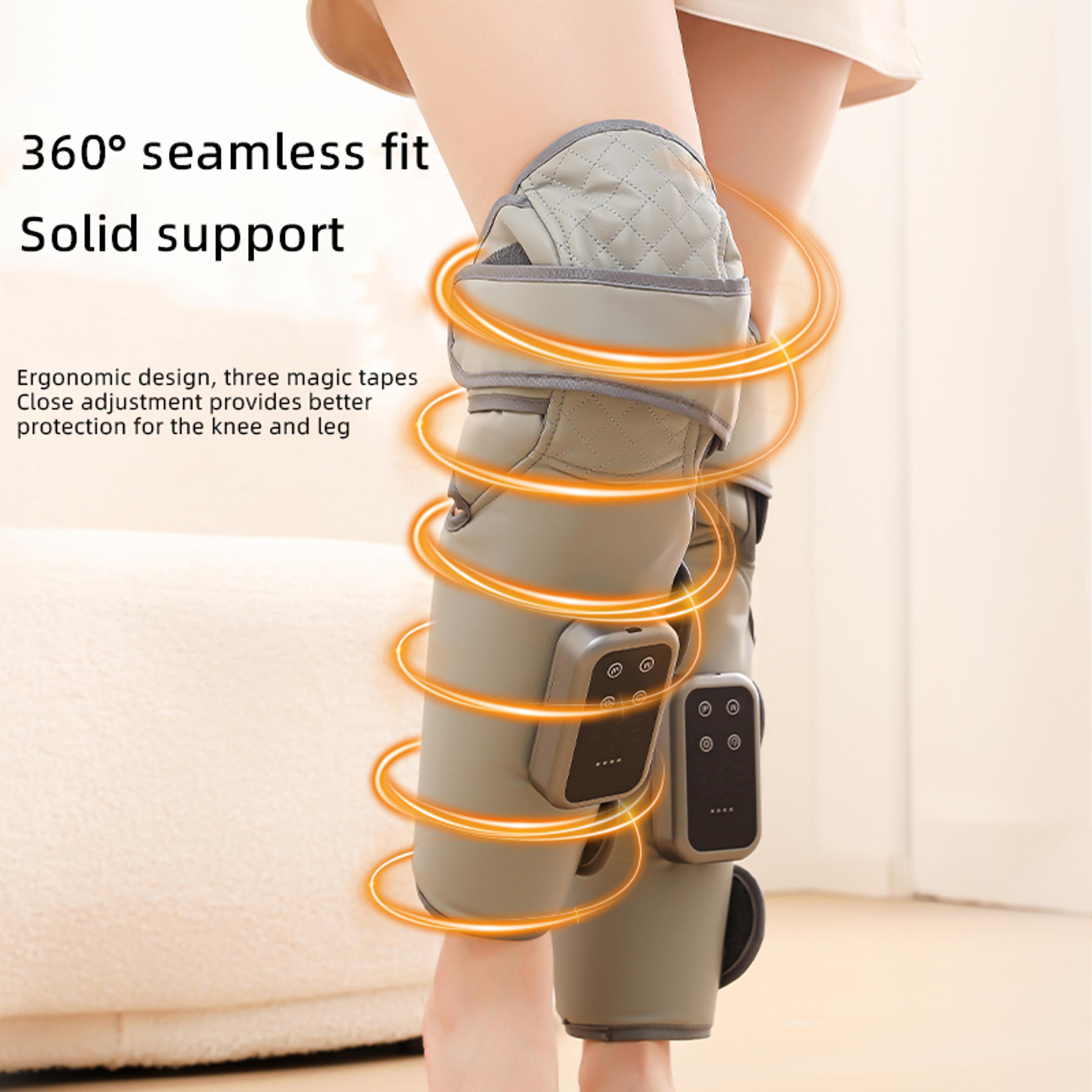 adjustable heat compression massager, 3 in 1 smart air pressure, type c fast charge office home recovery
