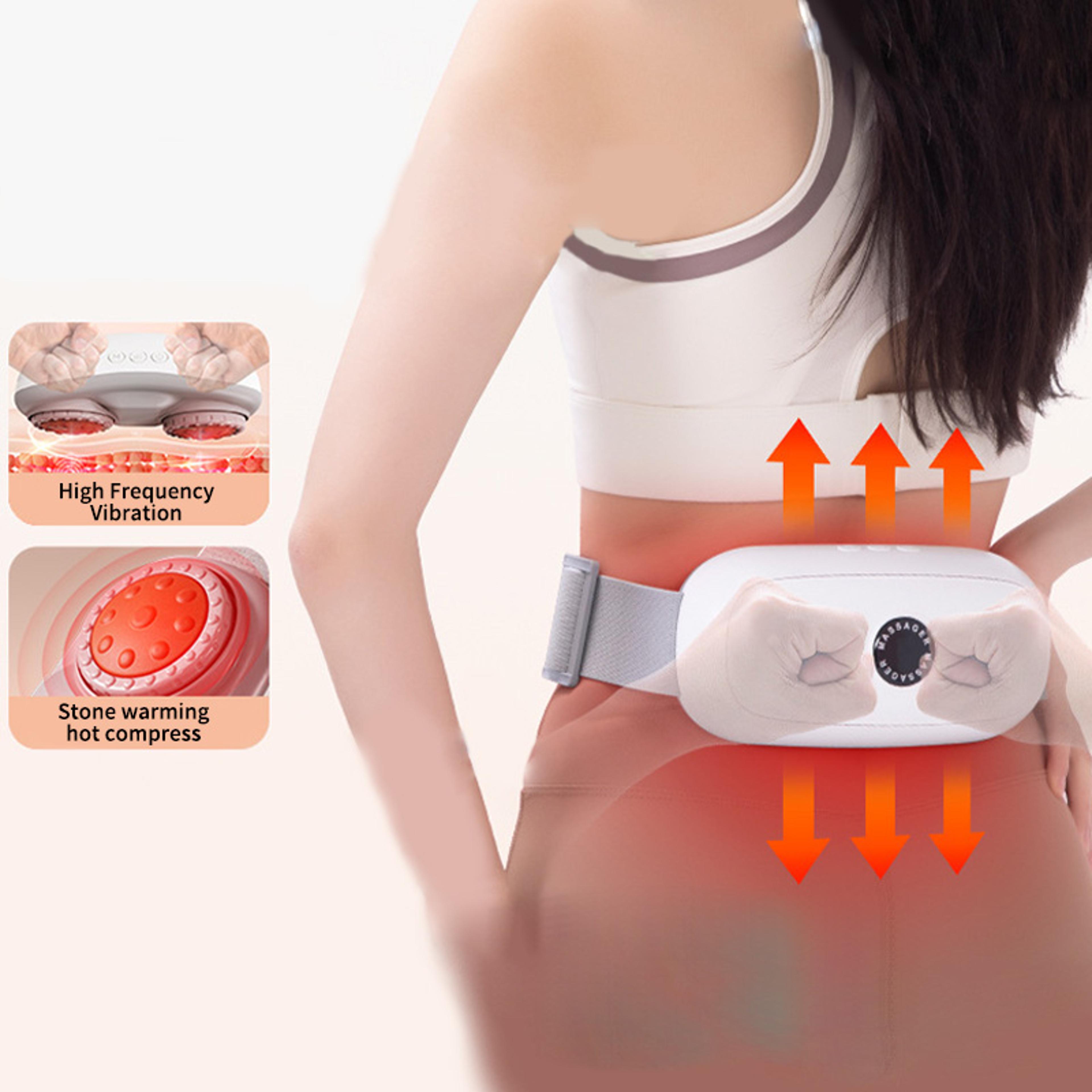 portable warm palace waist massager, multifunctional menstrual pad for cramp & lumbago relief