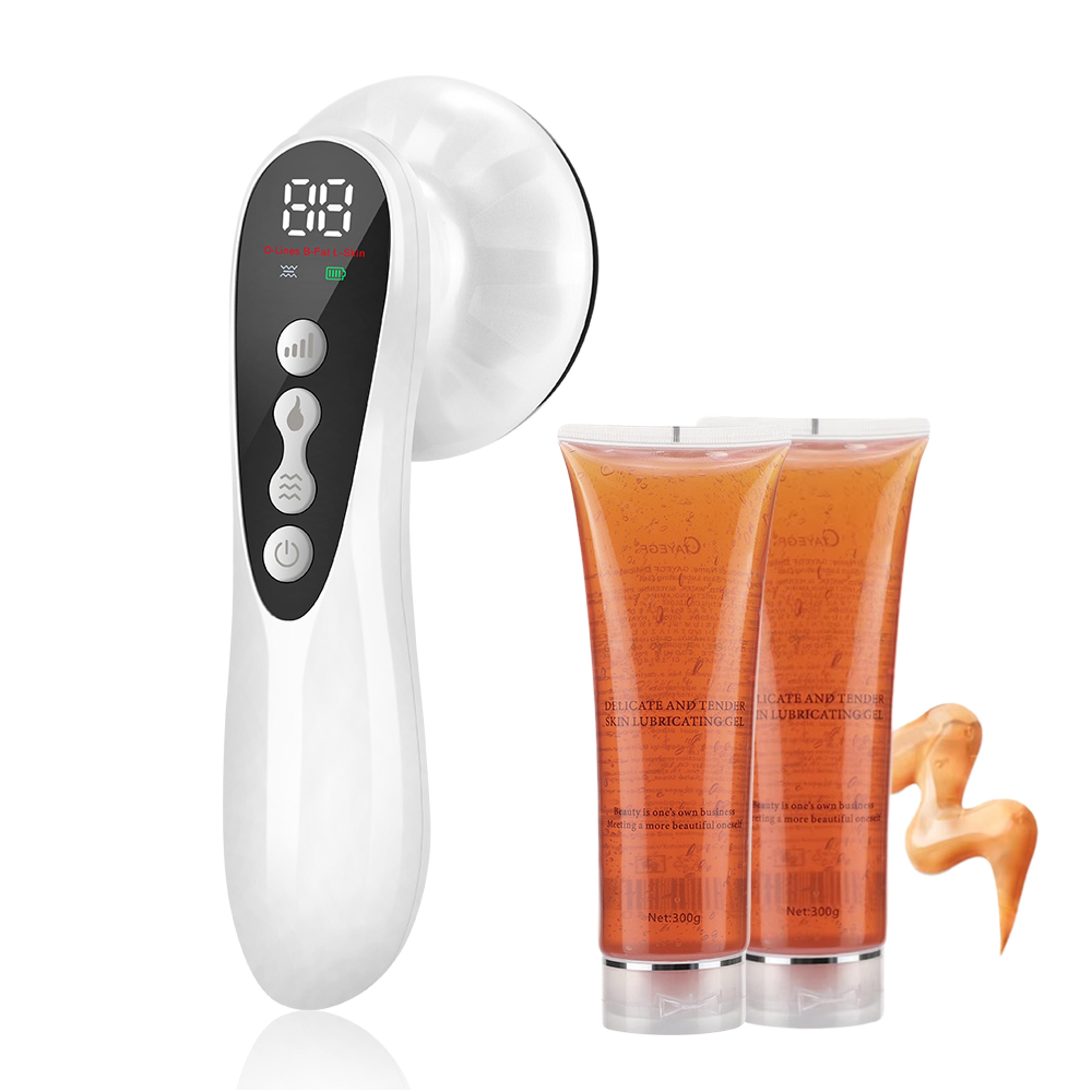 body sculpting machine, electric abdomen massage device with conductive gel for belly arms legs weight loss kit