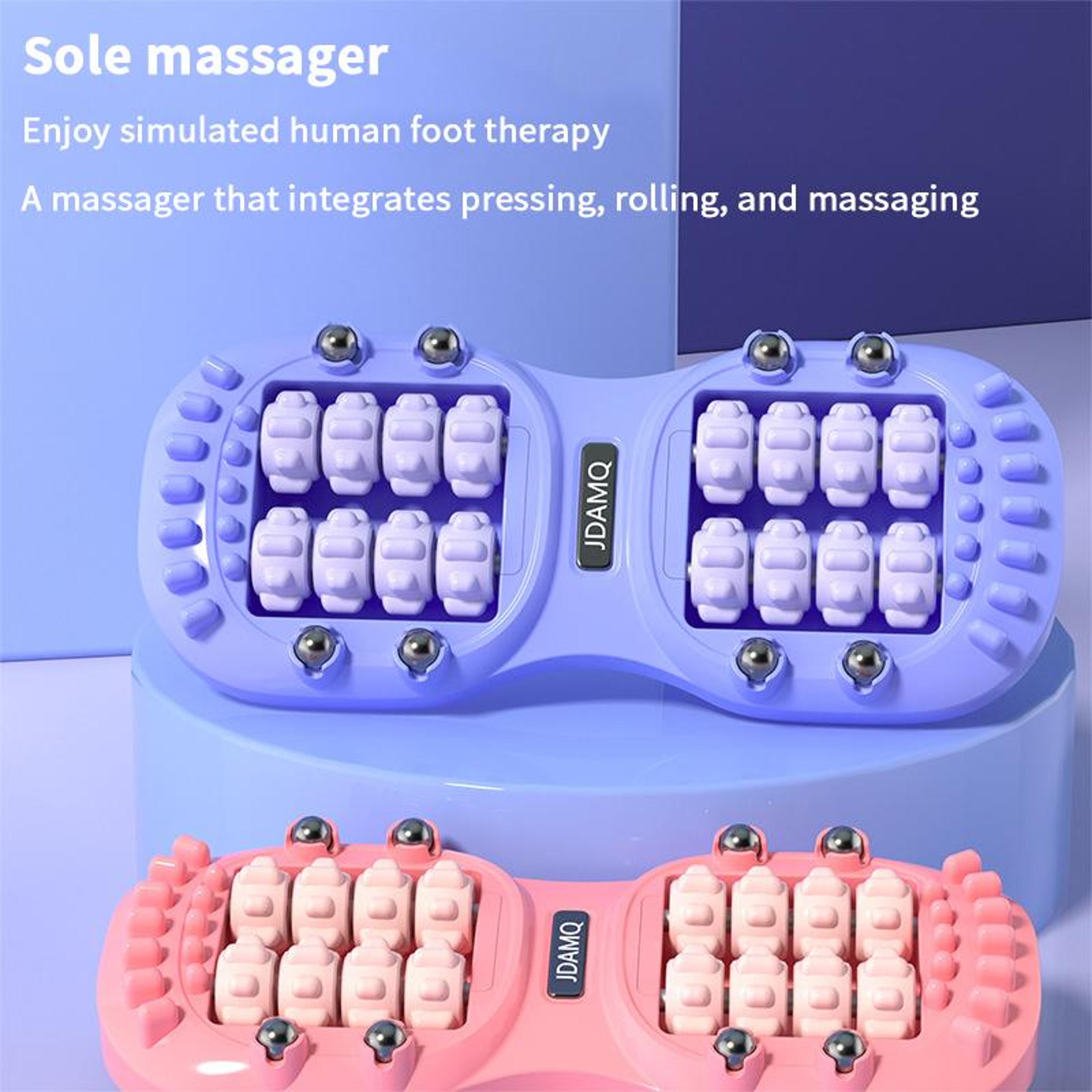 deep tissue foot massage roller, acupressure reflexology for muscle recovery