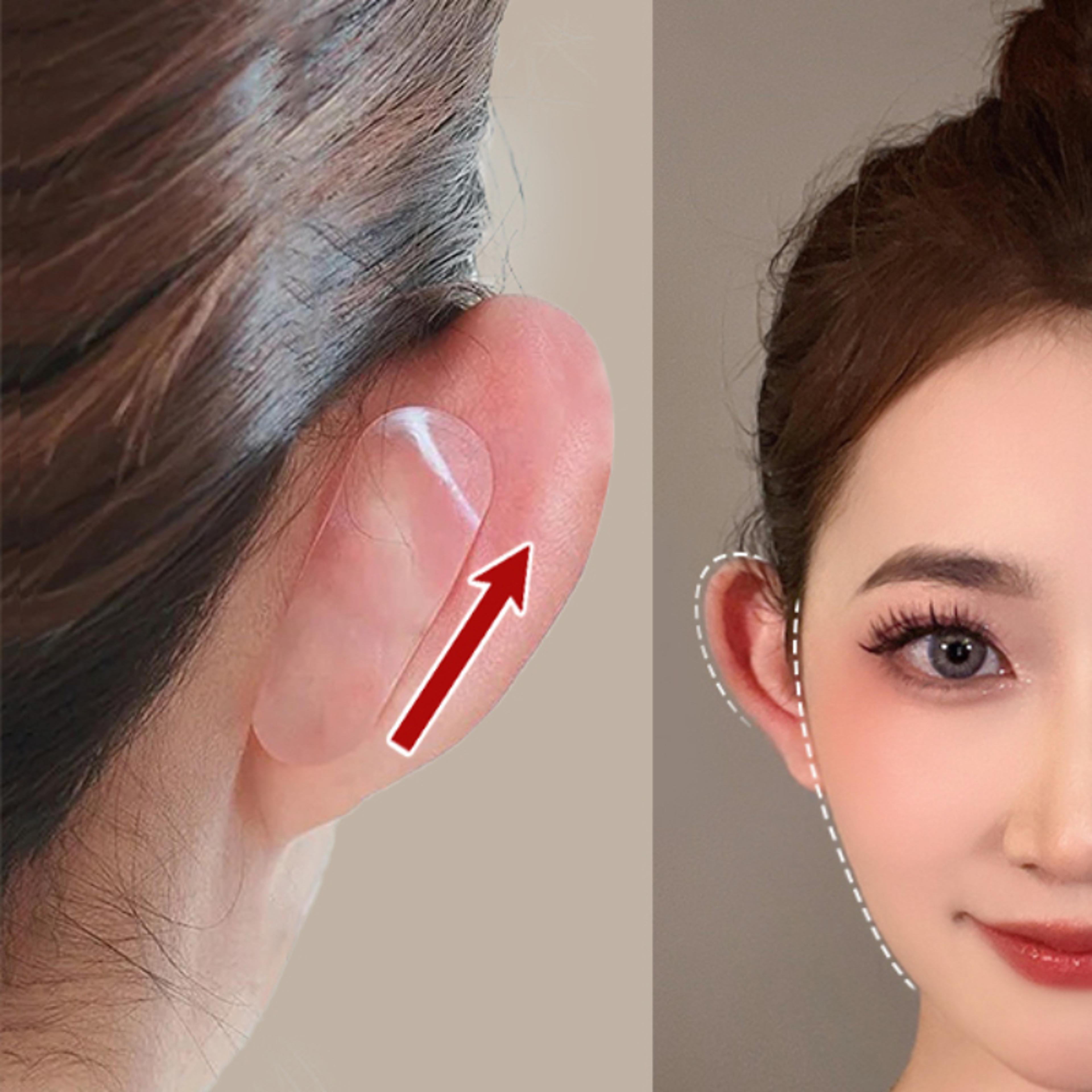 ear aesthetic correctar, invisible protruding ears correctar tape, small portable beauty makeup tool, invisible soft gel