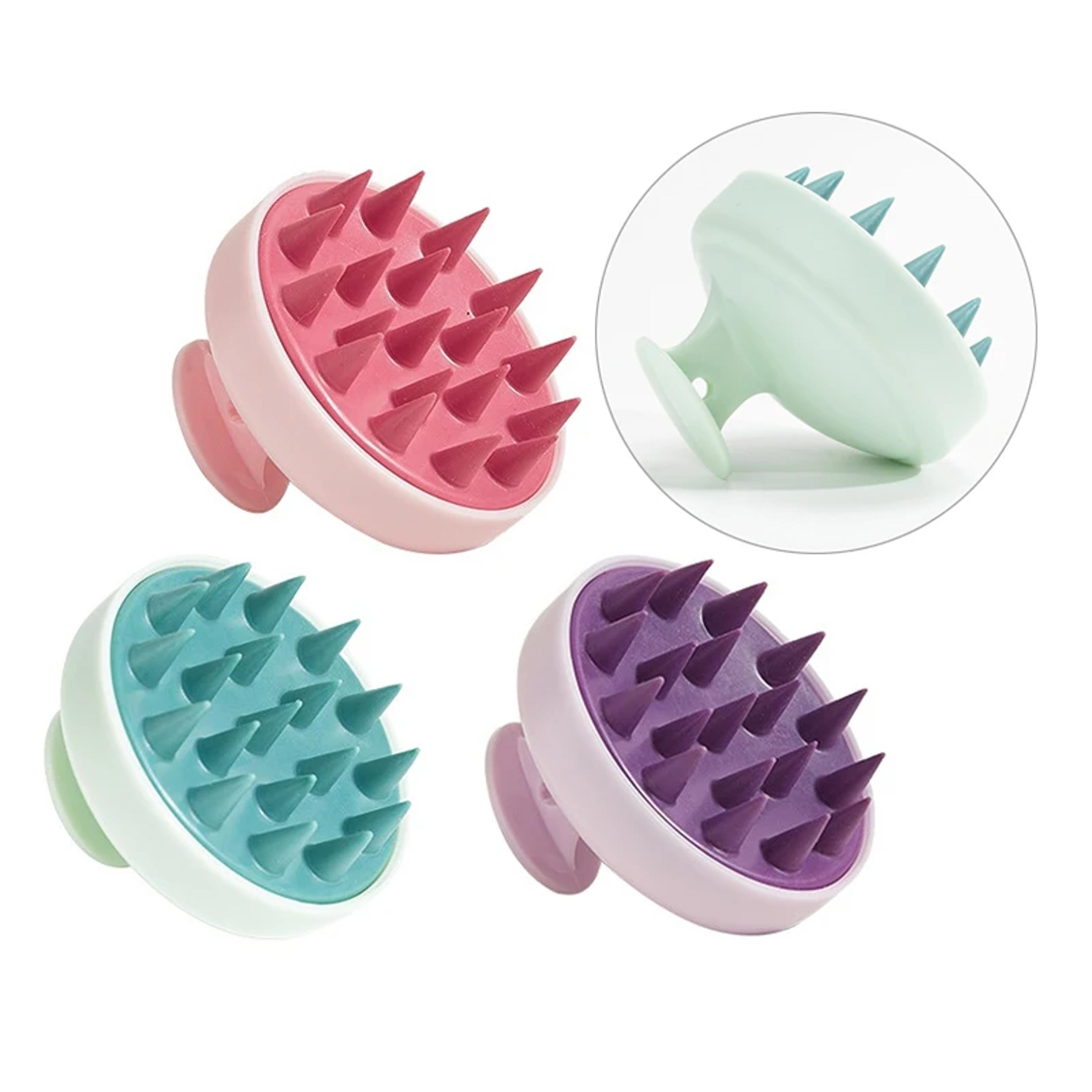 hair washing comb shower brush, silicone scalp hair massager, head body spa massage brush comb for deep cleaning