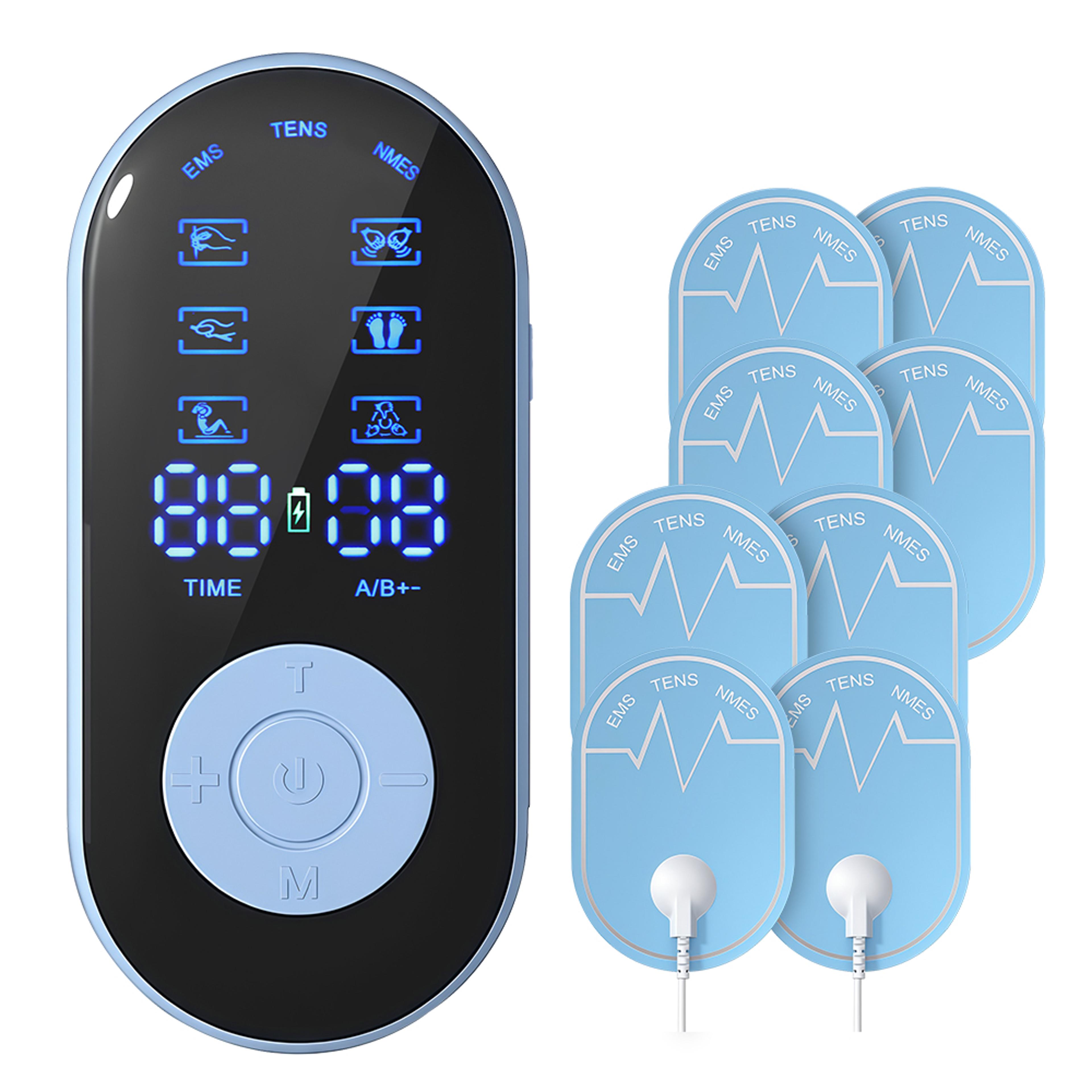 18 modes electronic body massage machine, ems muscle stimulator, 30 levels slimming acupuncture kneading