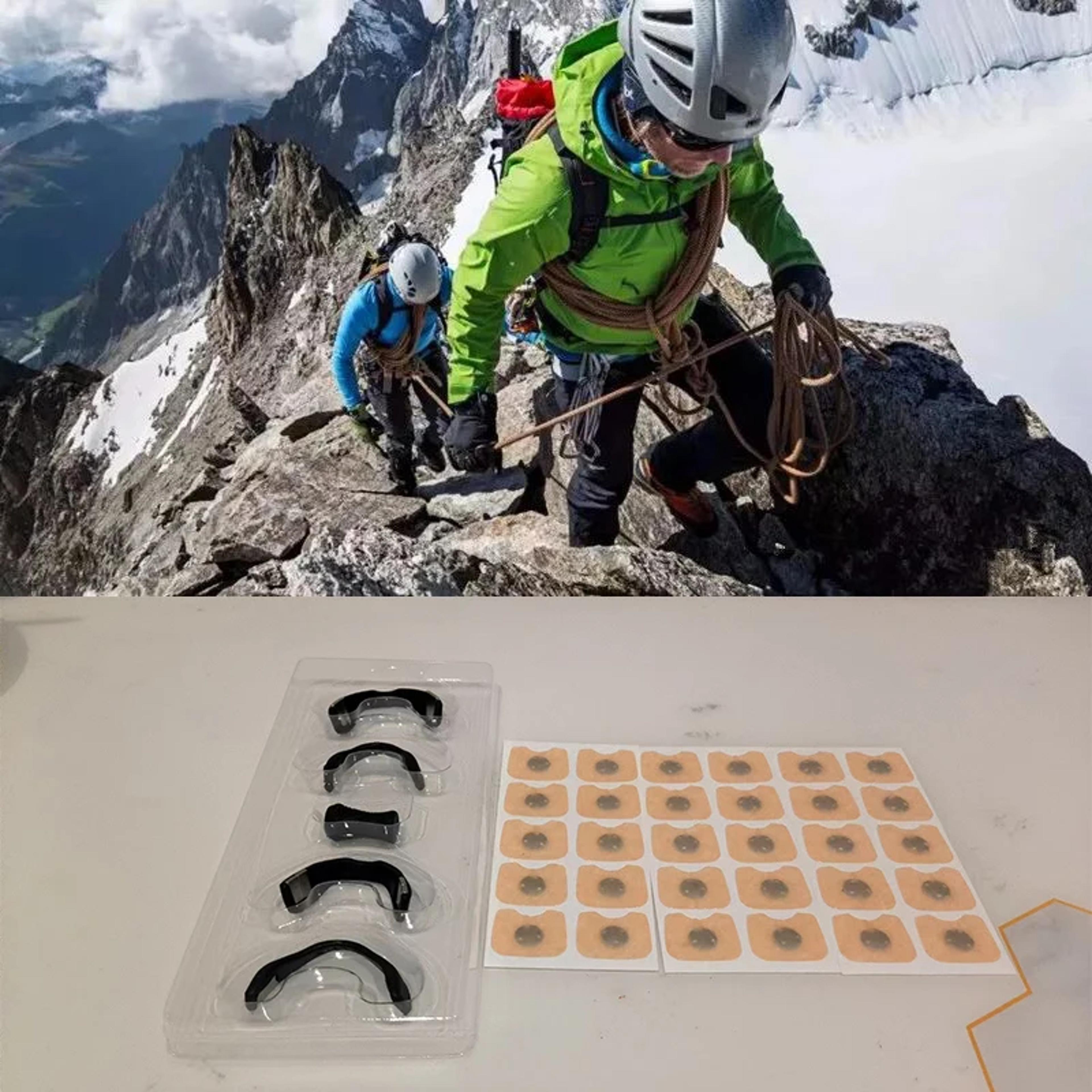 magnetic clips nose outdoor, hiking walking nose clip, outdoor mountaineering core clip with magnet