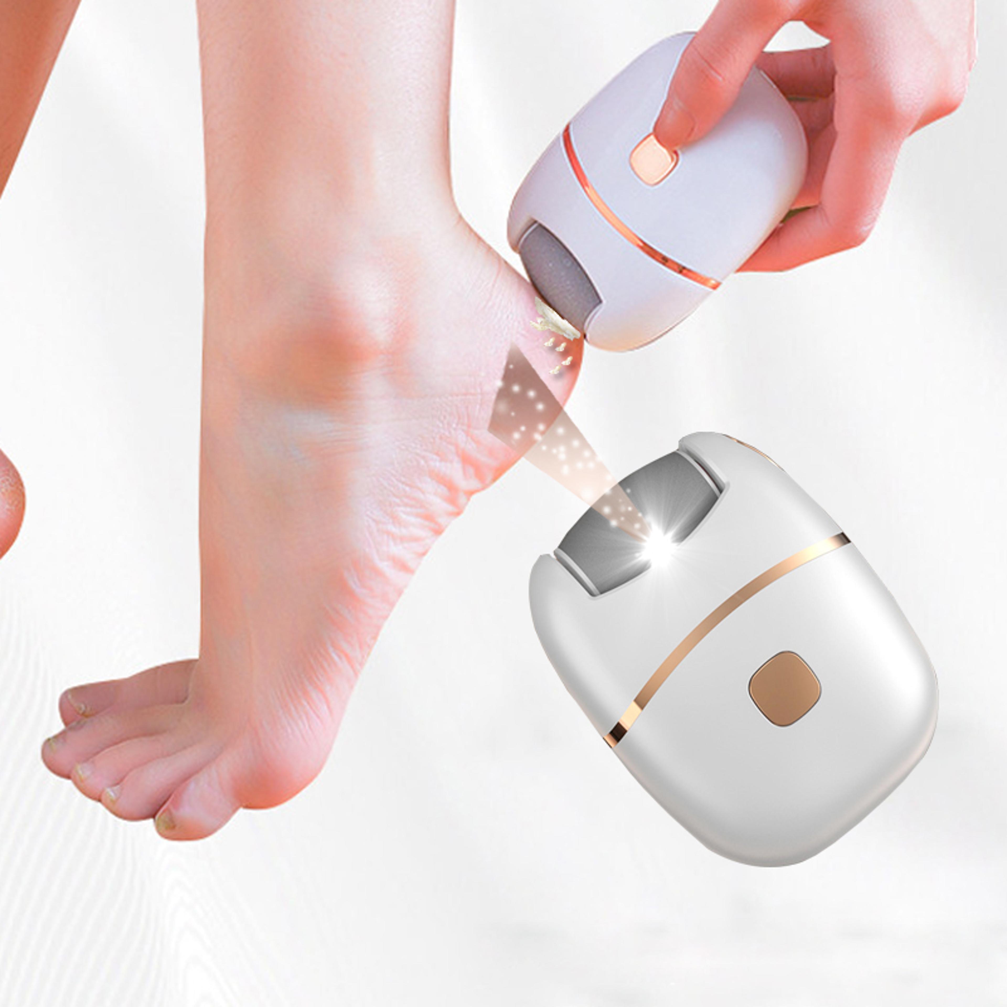 rechargeable foot grinder, thick leather polishing, electric foot grinder, compact foot file