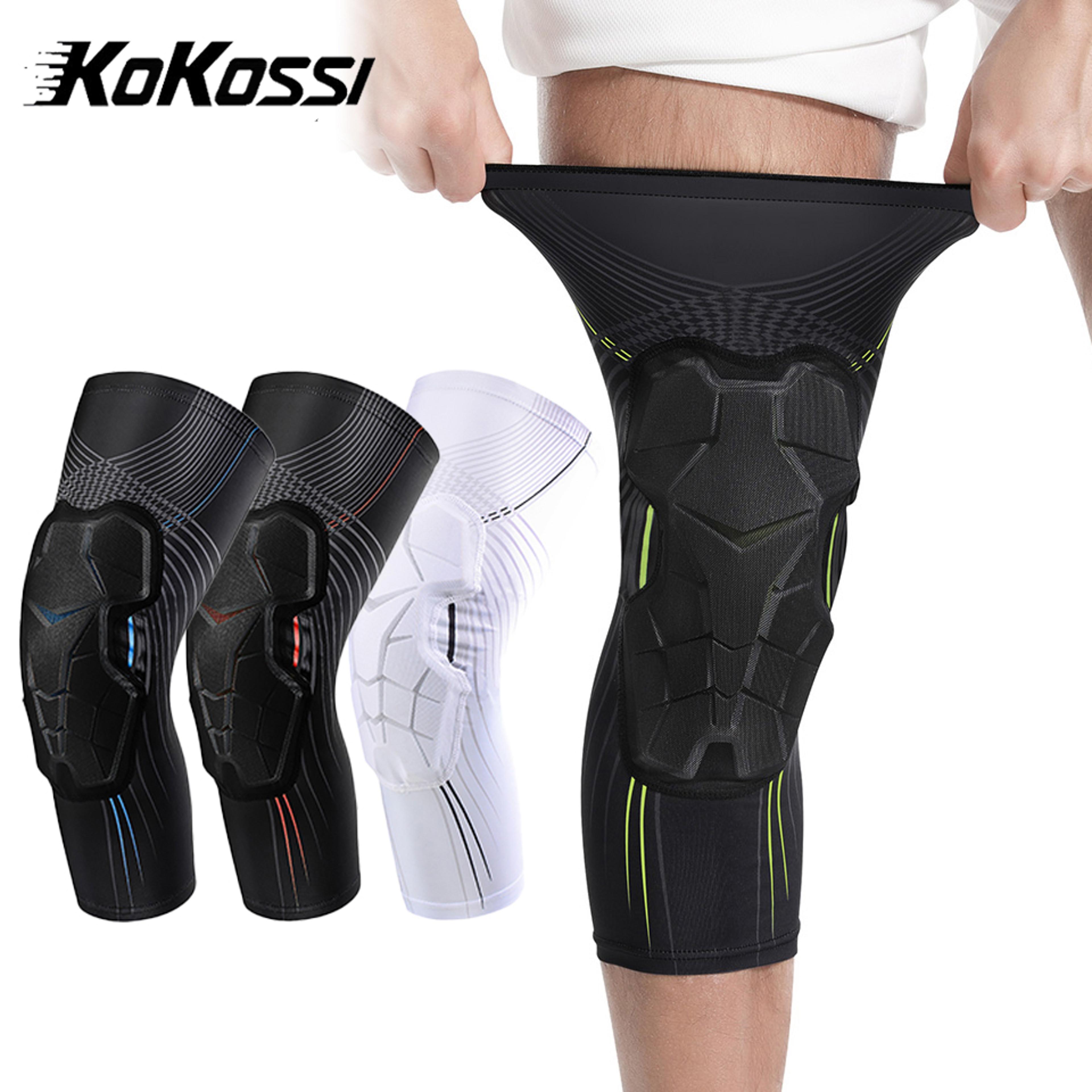 crashproof sports knee support pad, elastic empowered, volleyball basketball protective sleeve