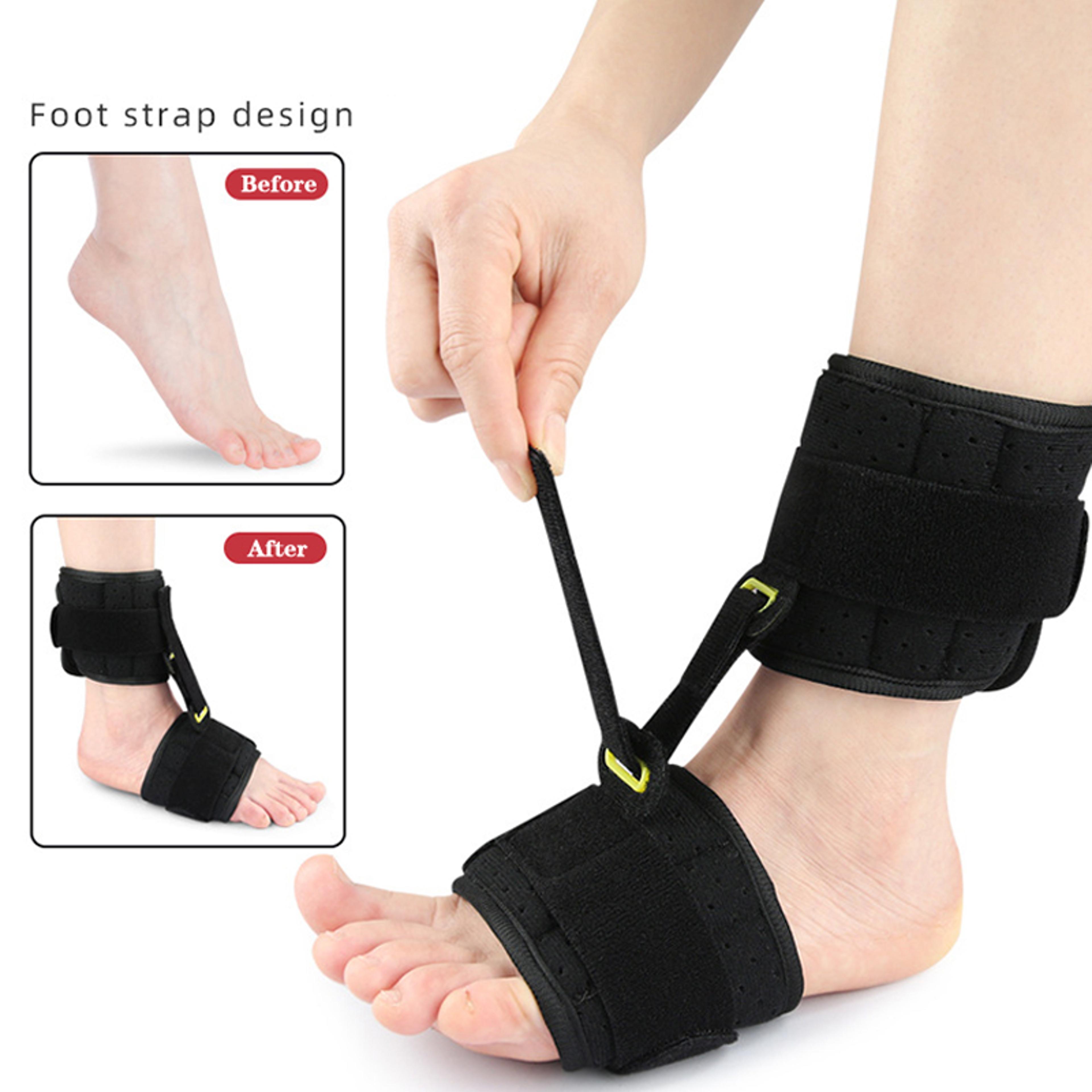 foot drop night splint, adjustable plantar fasciitis brace, orthosis support, pain relief