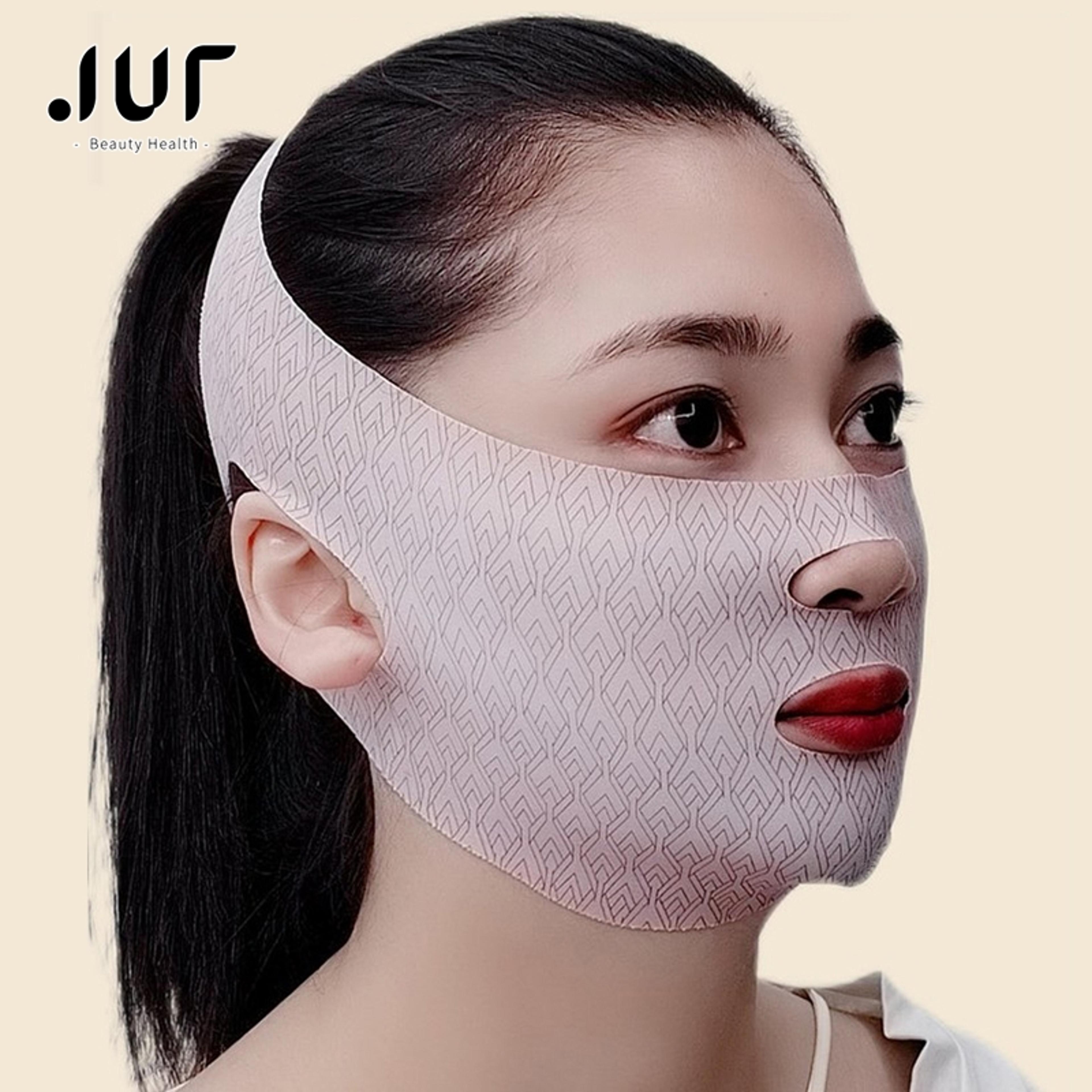 v line lifting mask, chin cheek slimming bandage, anti wrinkle sleeping mask strap, v shaper face lift band
